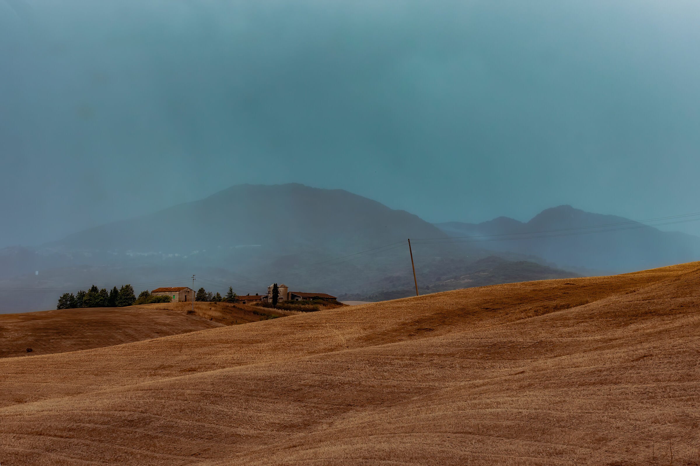 pioggia in campagnia senese