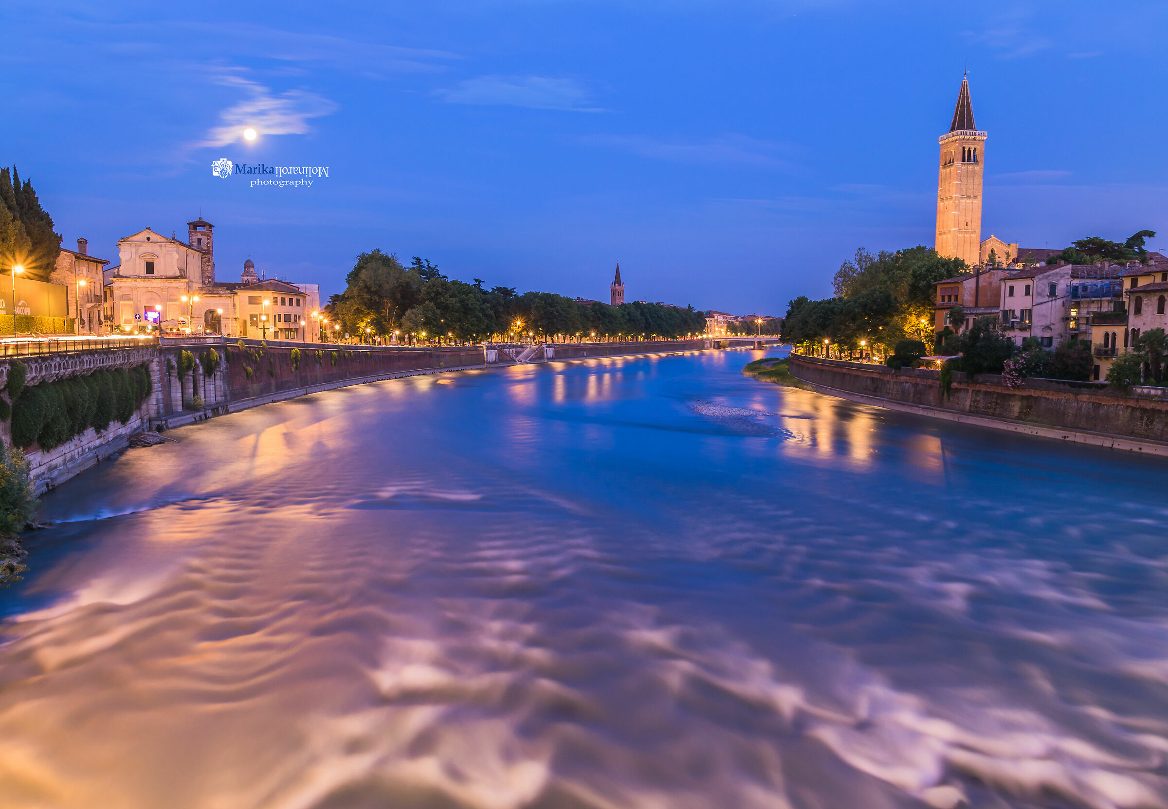 Blue Hour in Verona