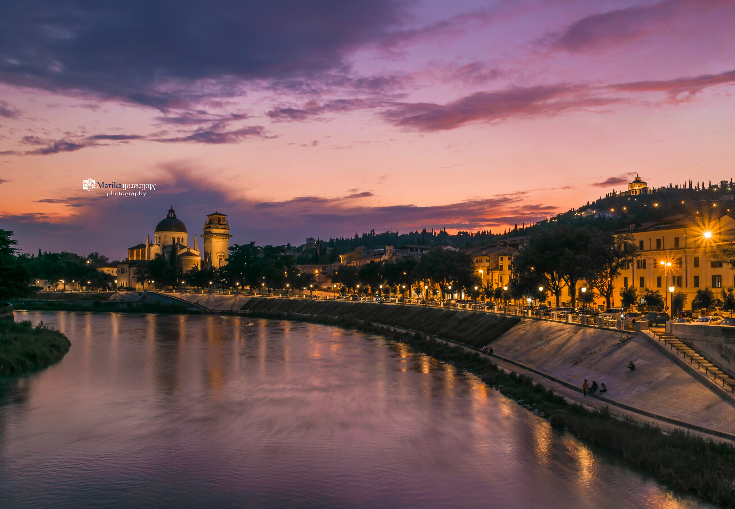 Sunset in Verona