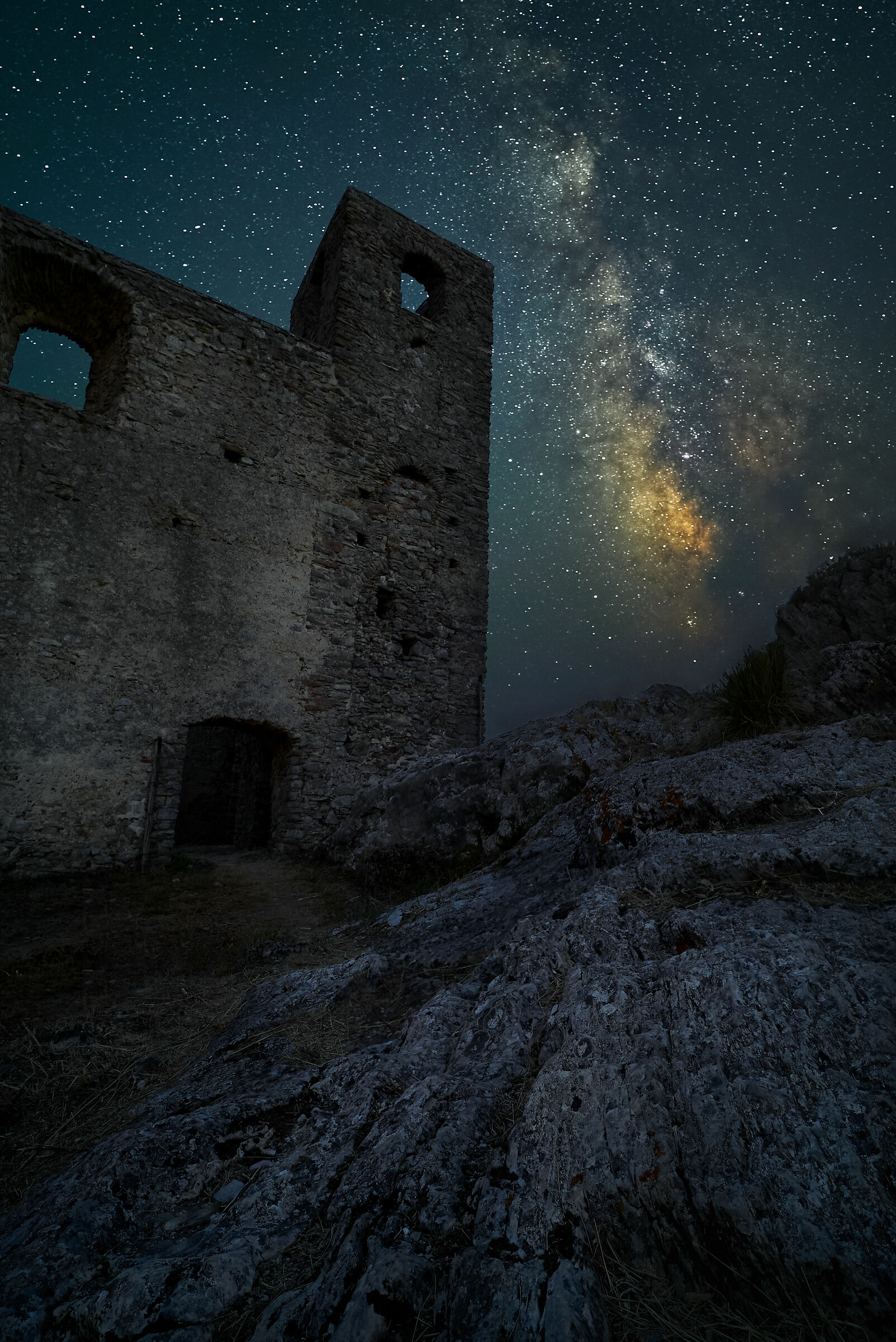 Via Lattea sulla Città Fantasma
