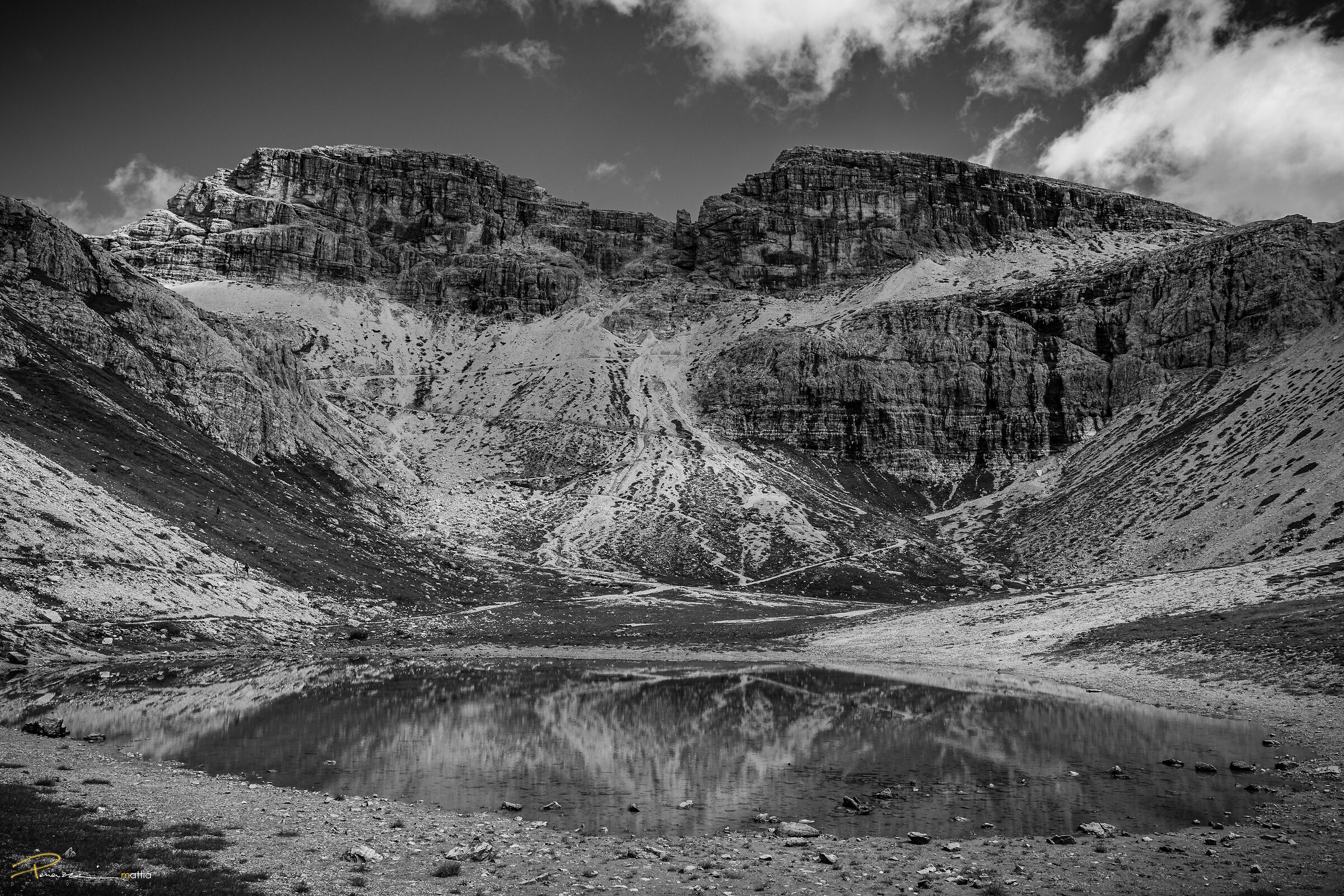 Alpine Lake - Mount Paterno