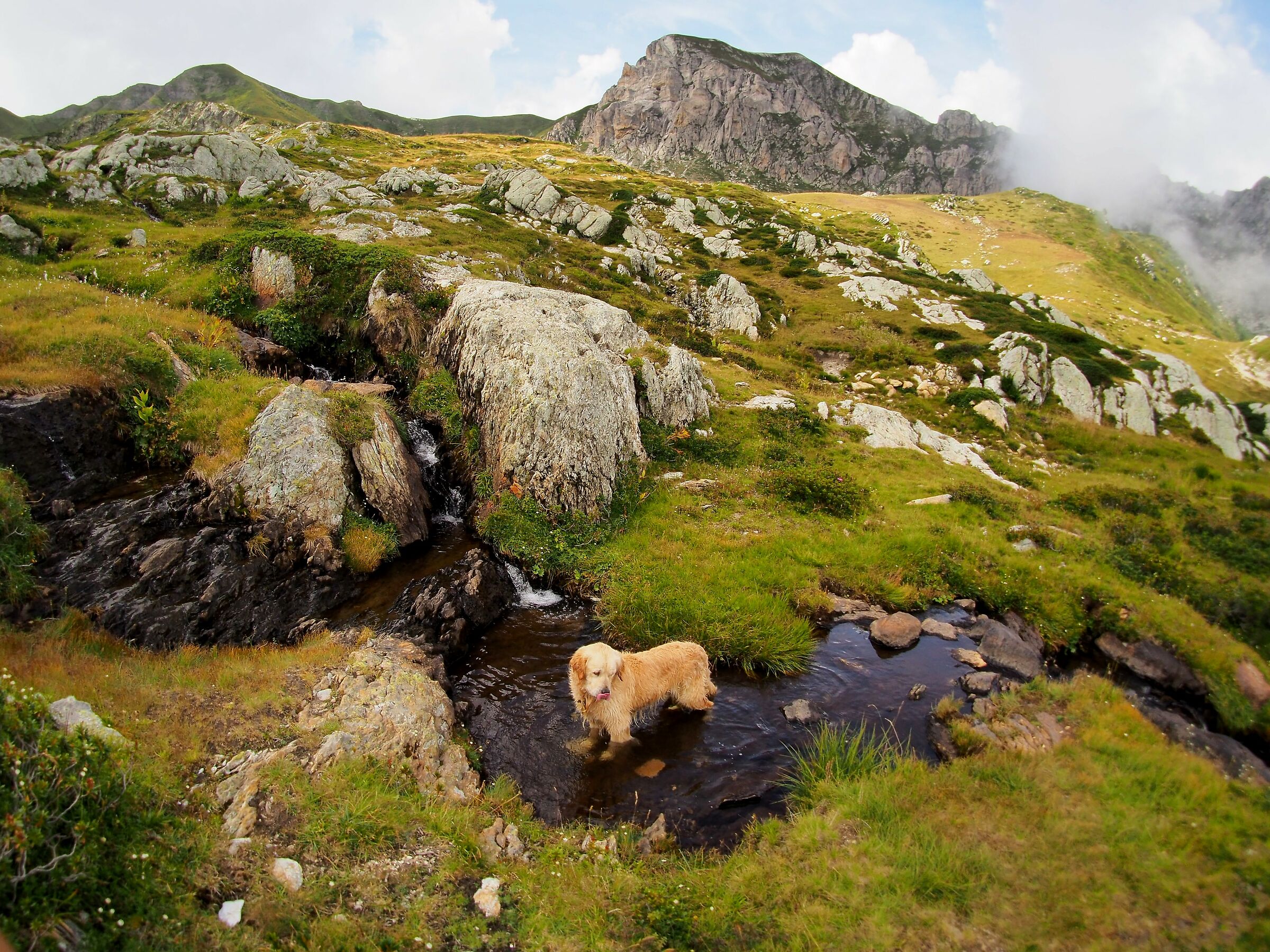 Bagnetto in montagna