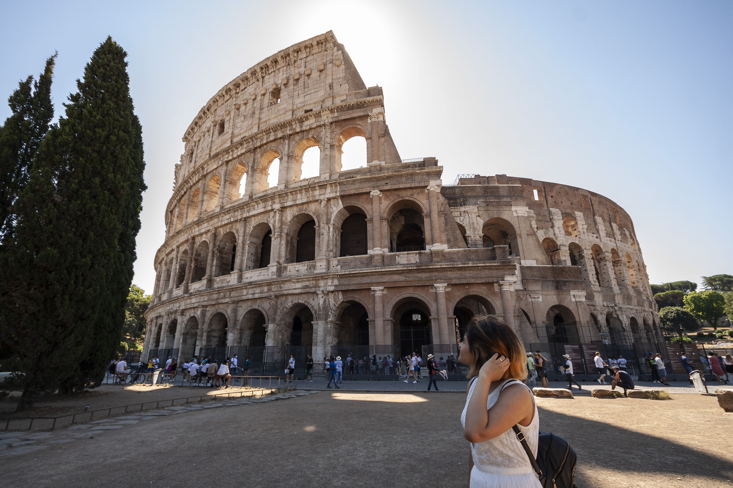 She and the Colosseum