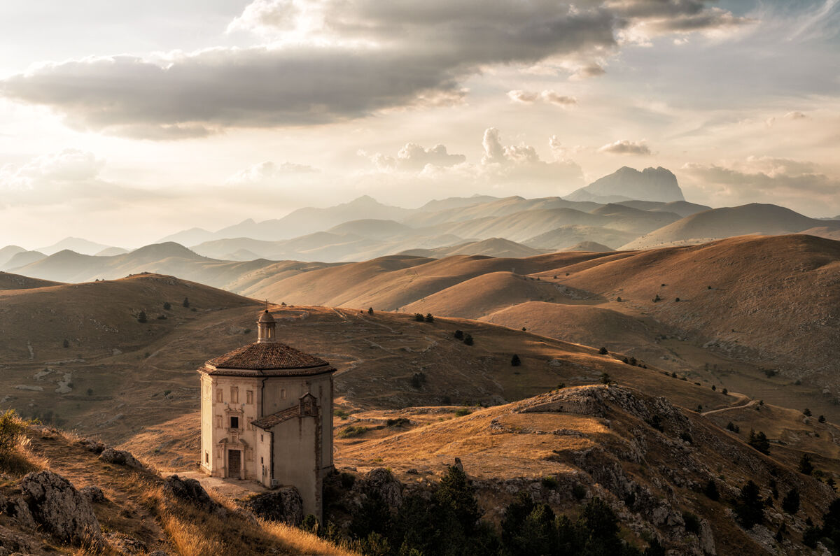 Sunset at Calascio Rock