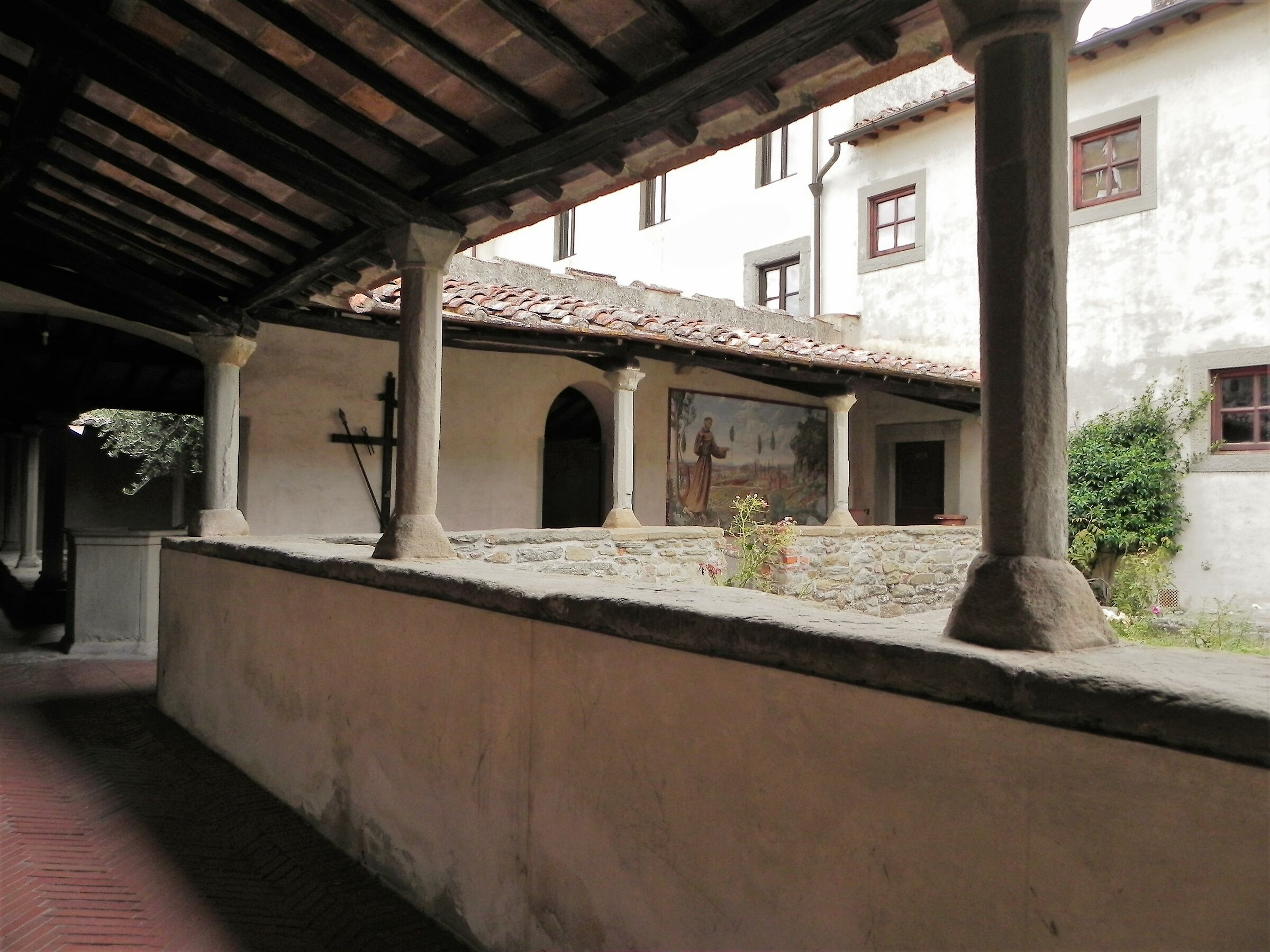 cloister of Saint Franciscan in fiesole.