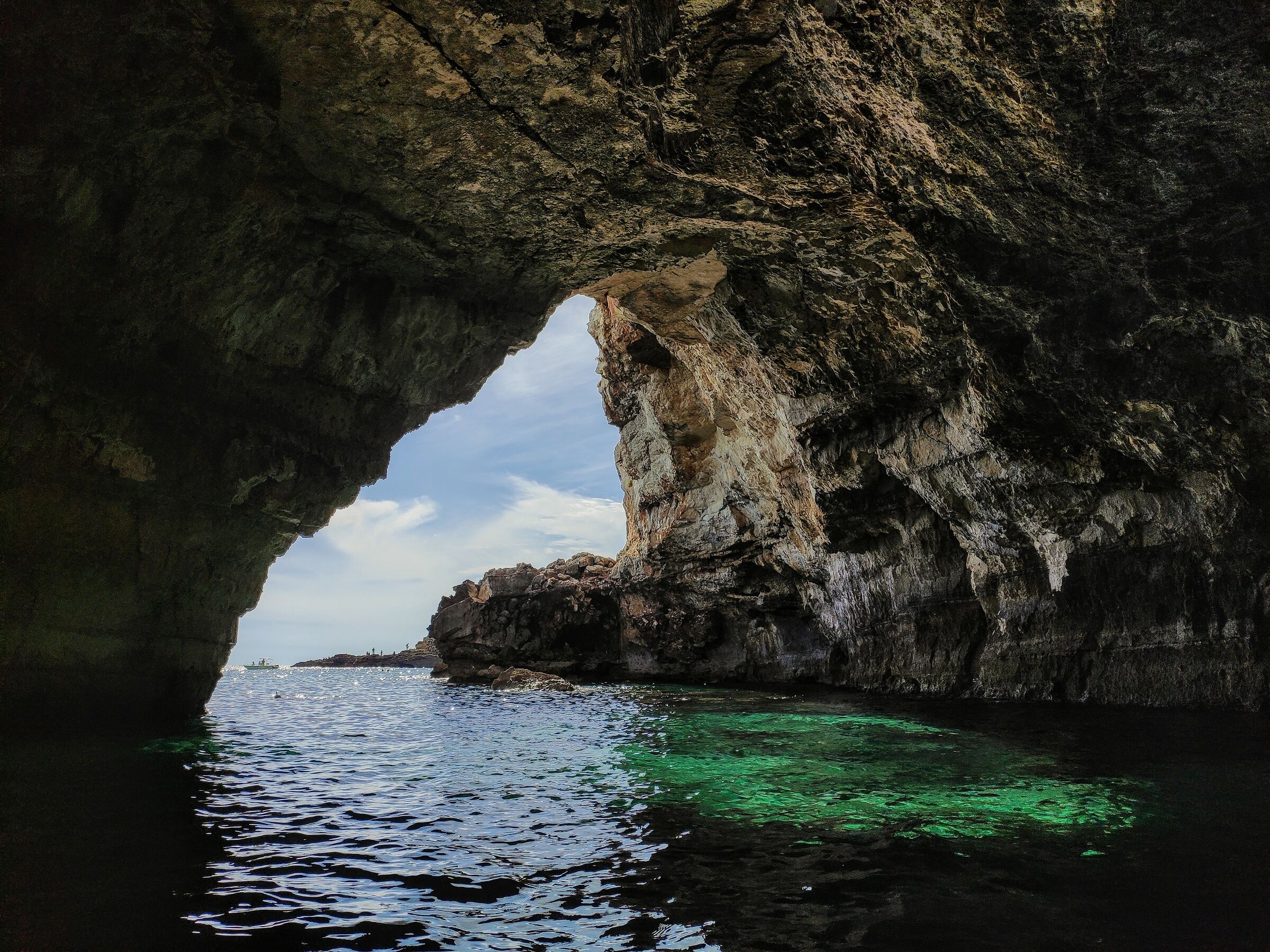 Lanterna verde subacquea