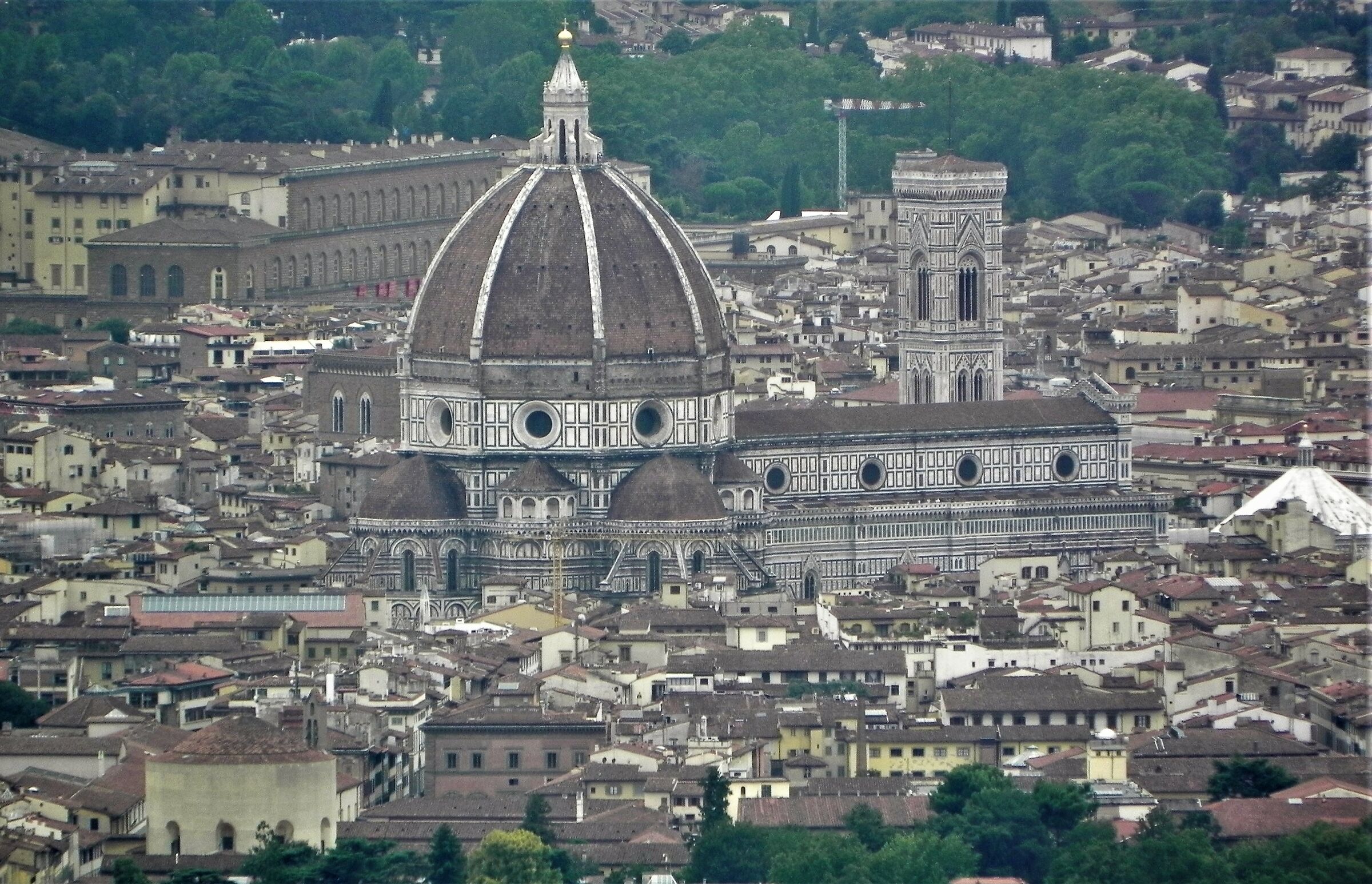 il duomo dalla collina di fiesole