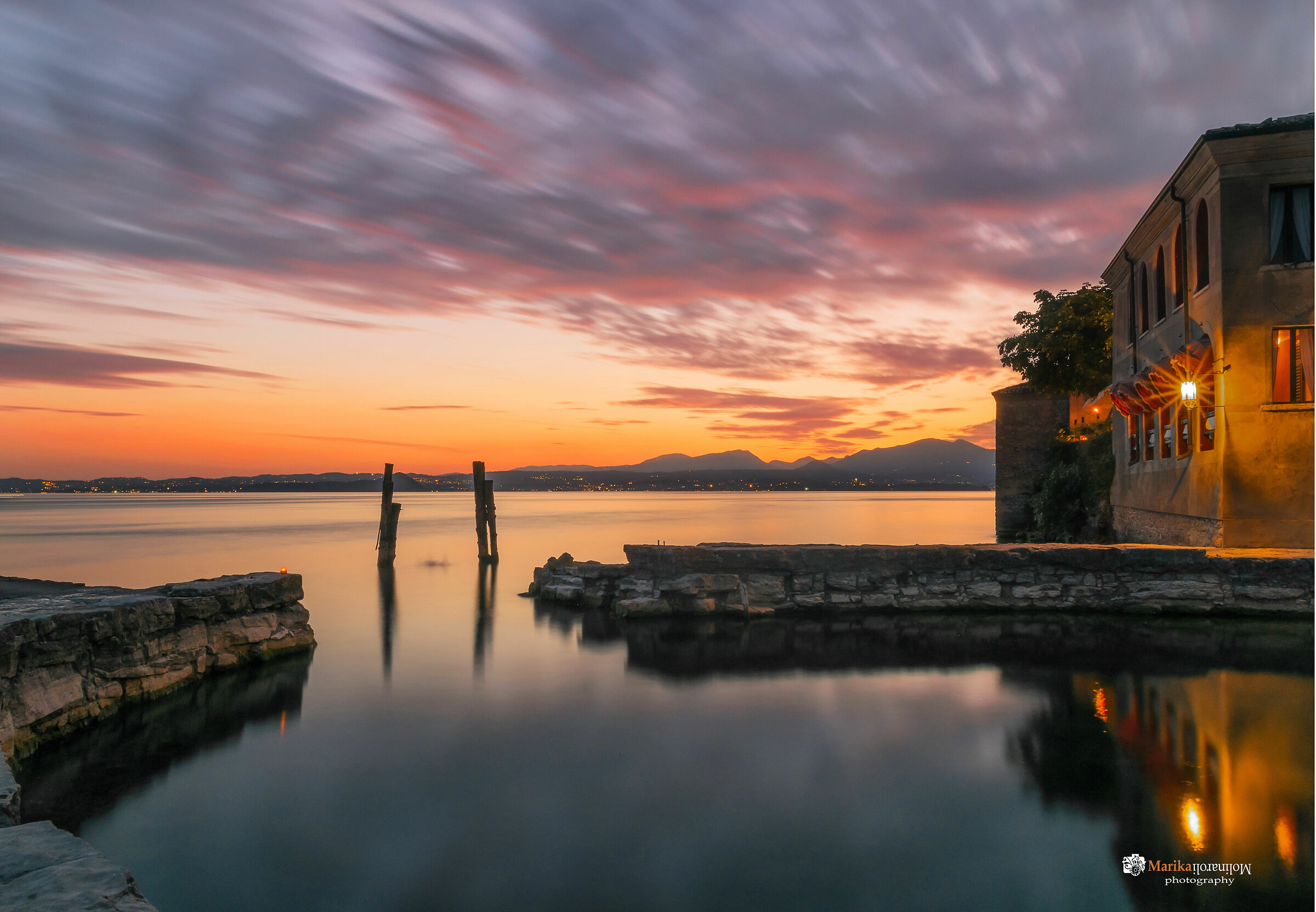 Punta San Vigilio infuocata