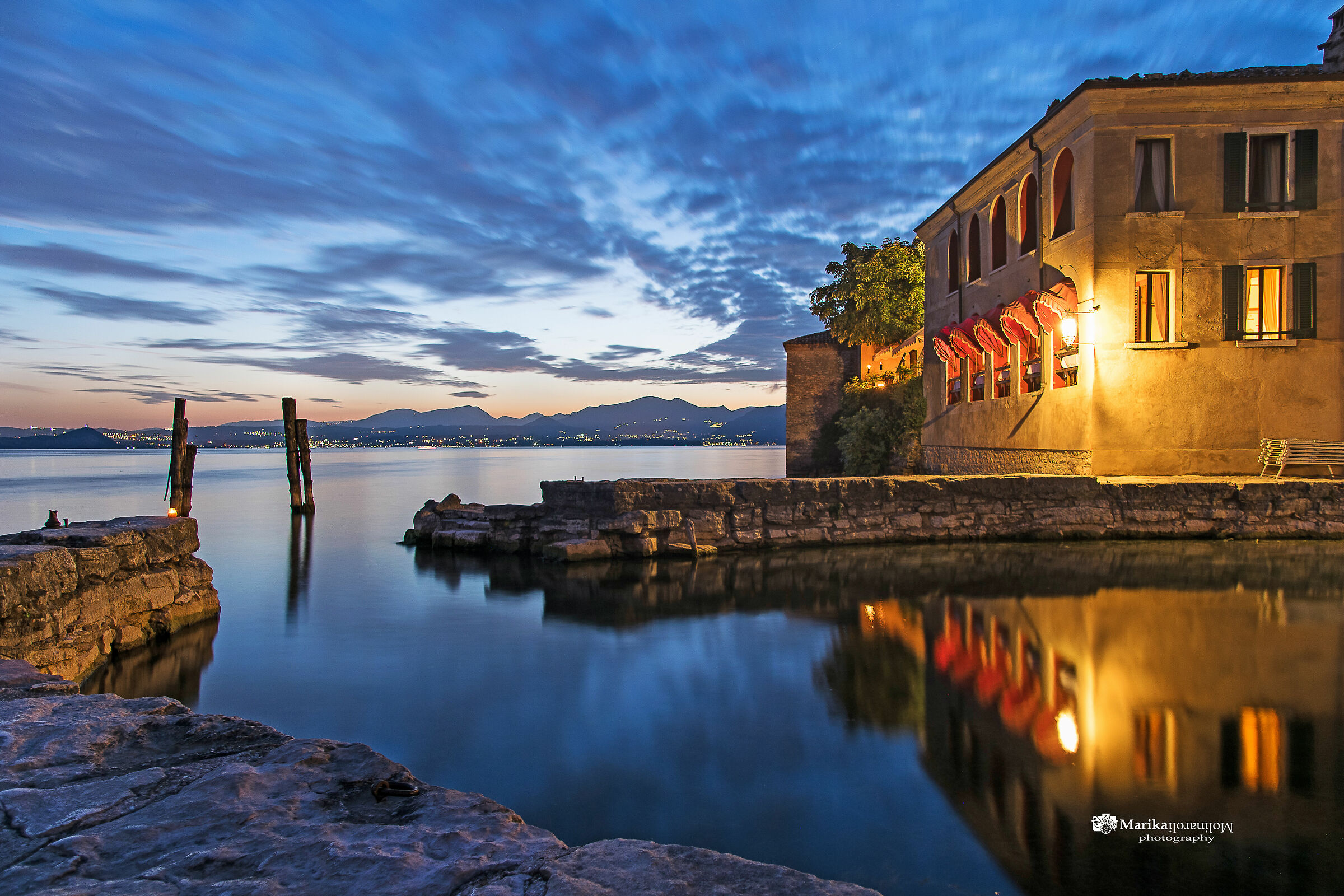 Punta San Vigilio in blu