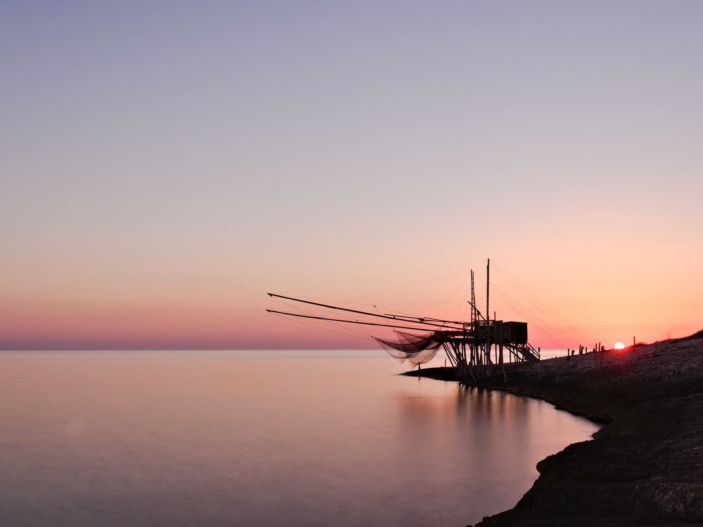 Sunrise on Trabucco Vieste - Gargano