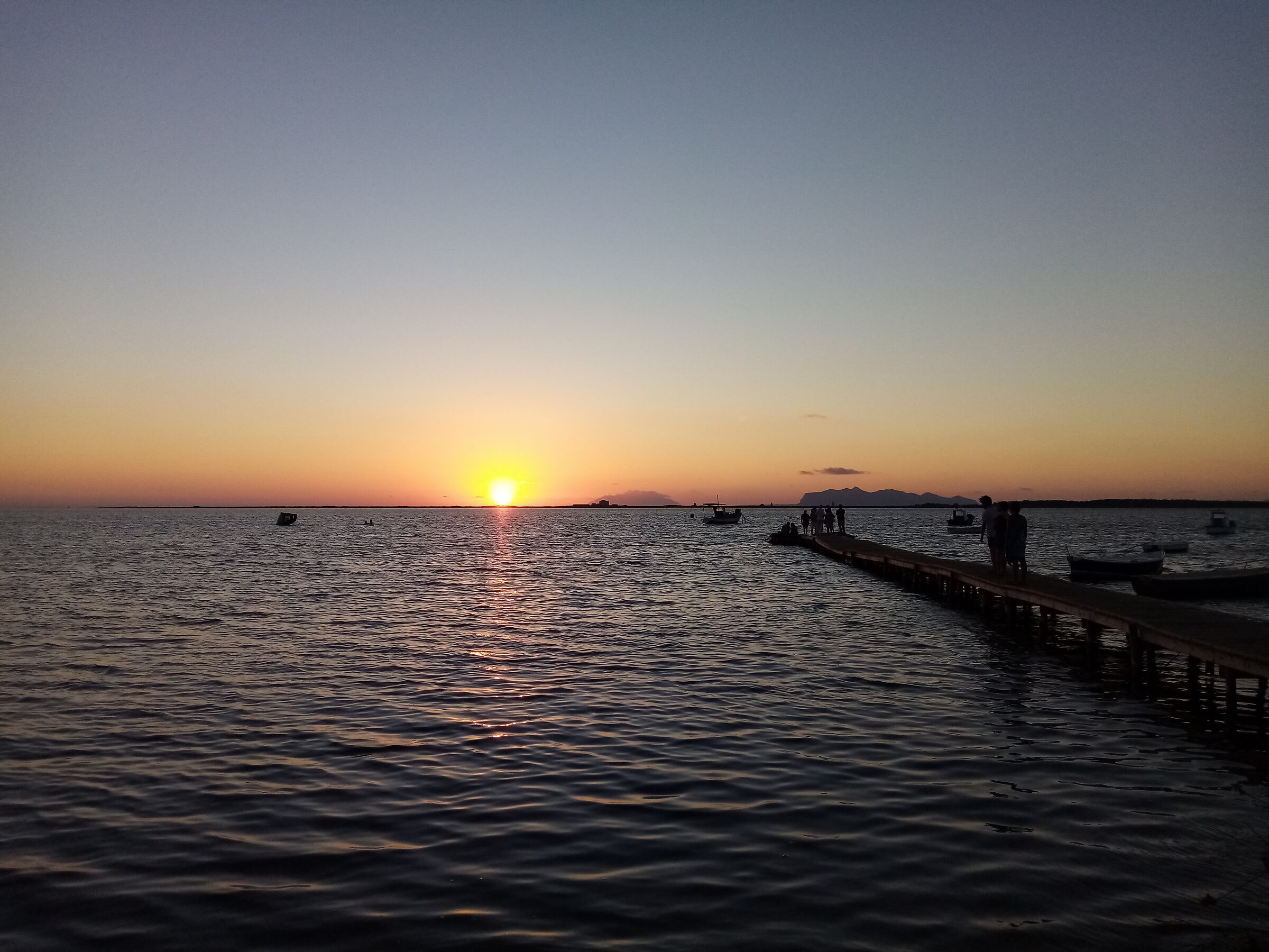 Tramonto Stagnone di Marsala