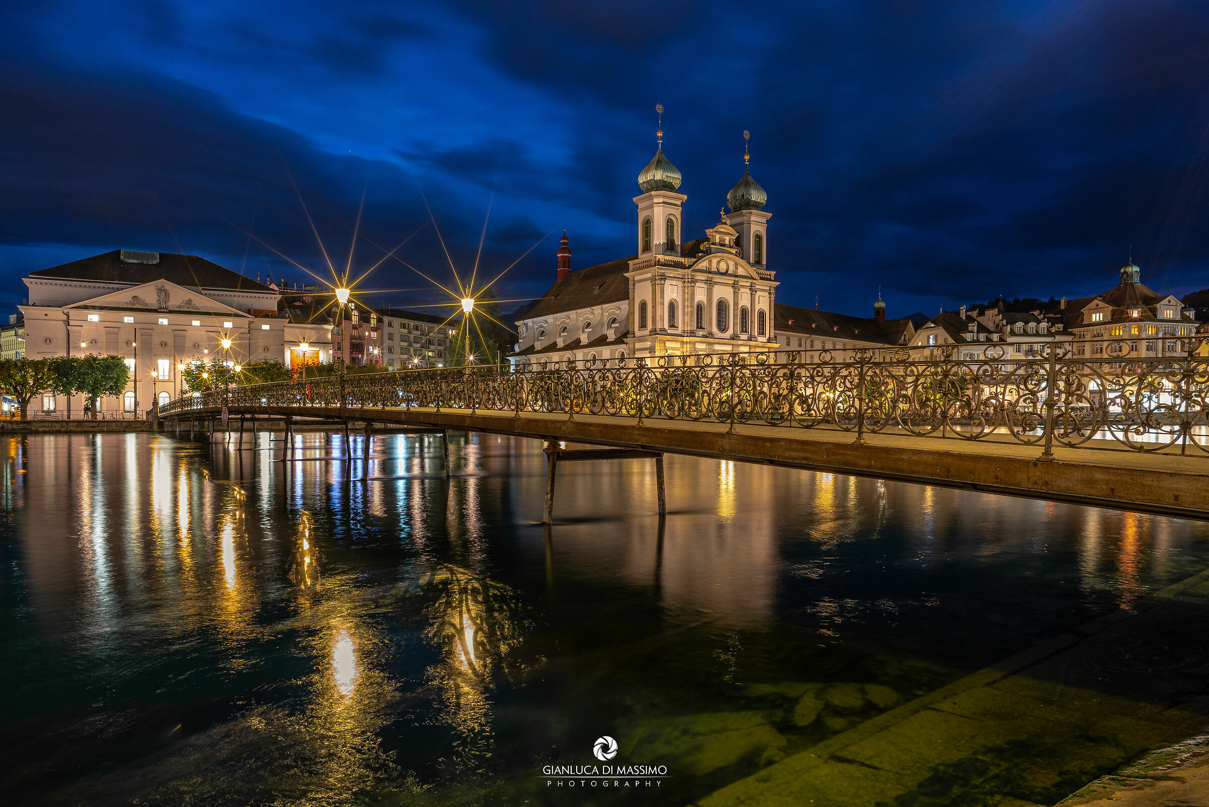 Jesuitenkirche At Night
