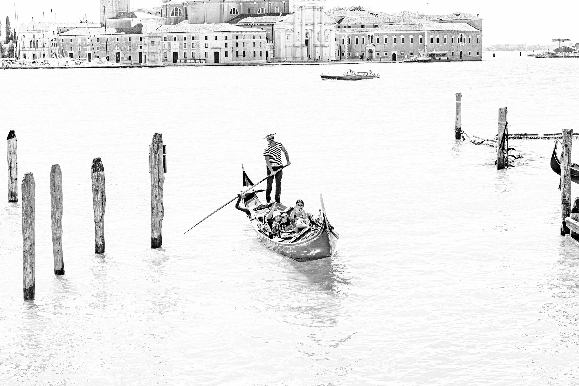 Venetian black and white