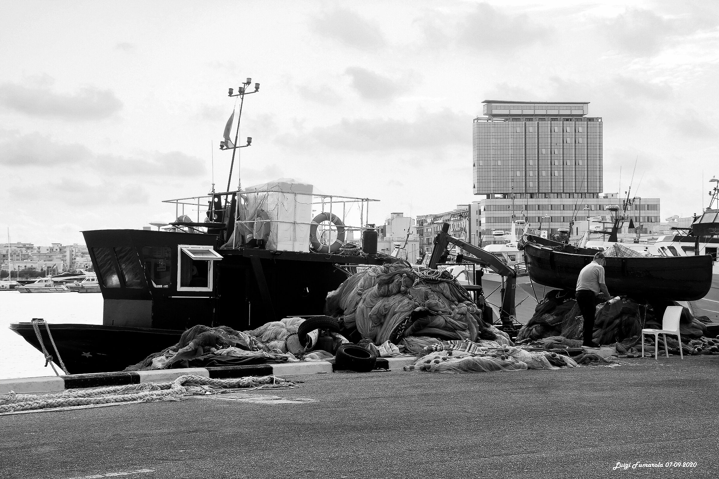 Passegiando per il porto