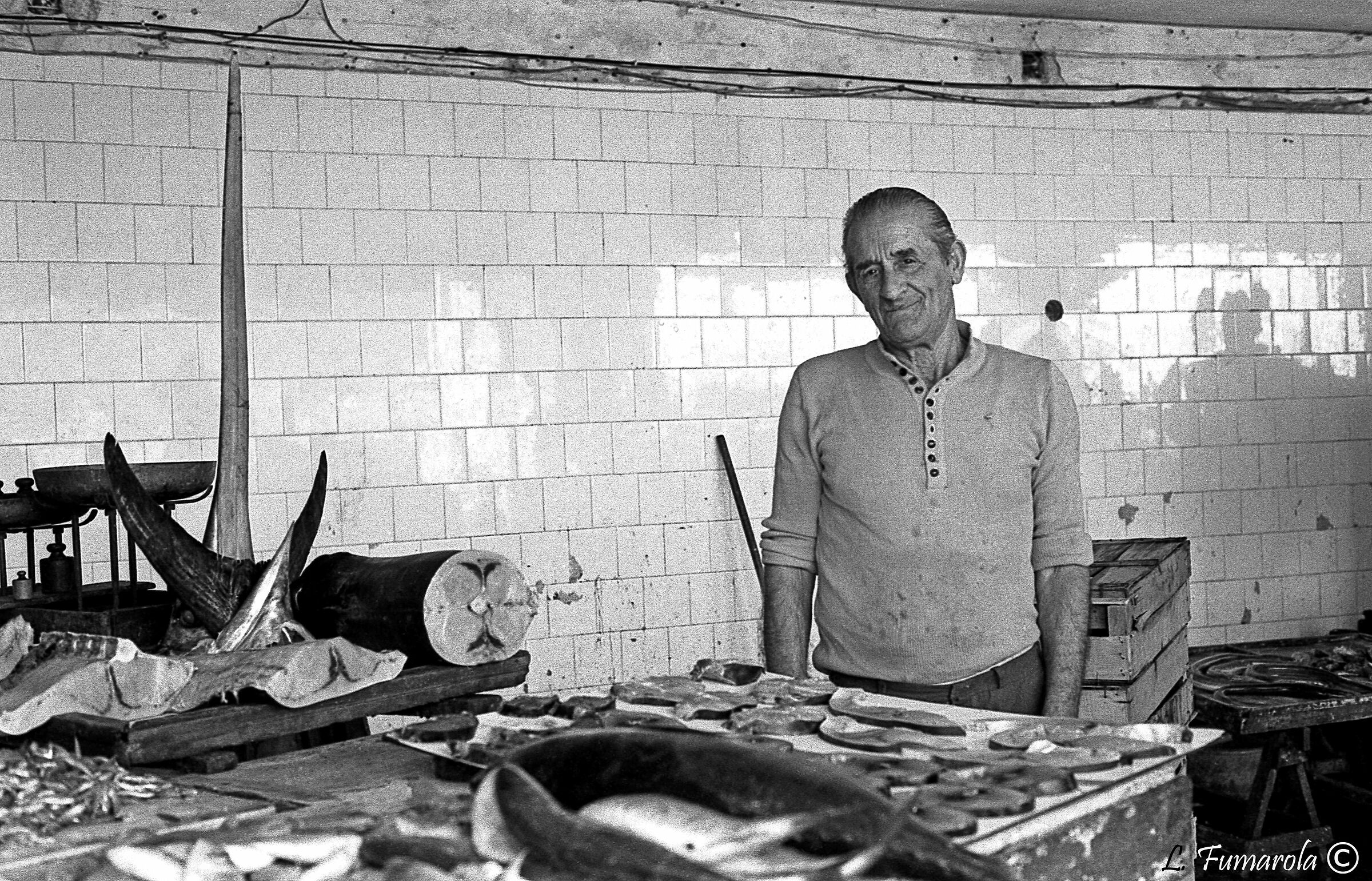 Armando, swordfish salesman