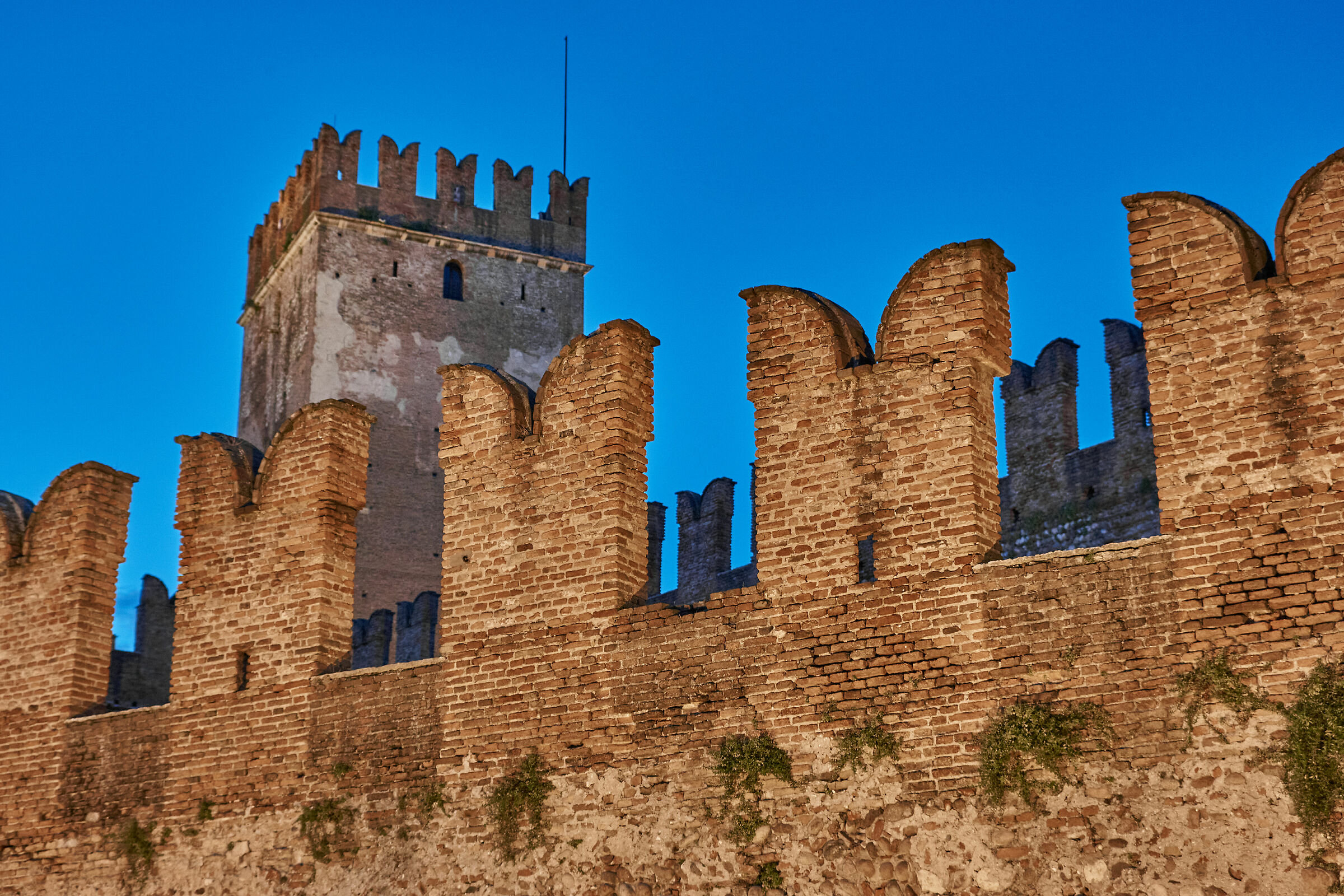 The castle walls