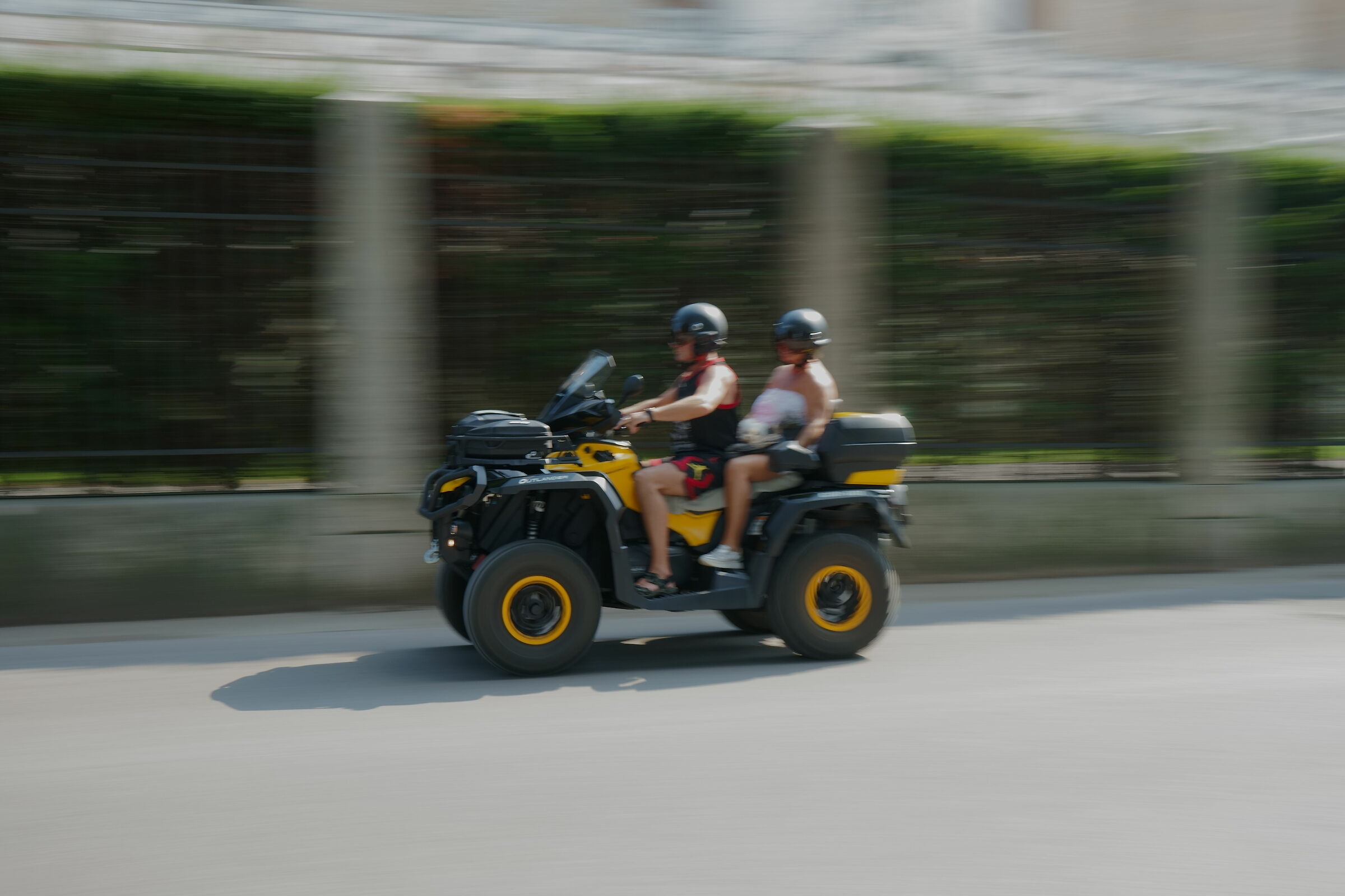 Panning Quad-Bike