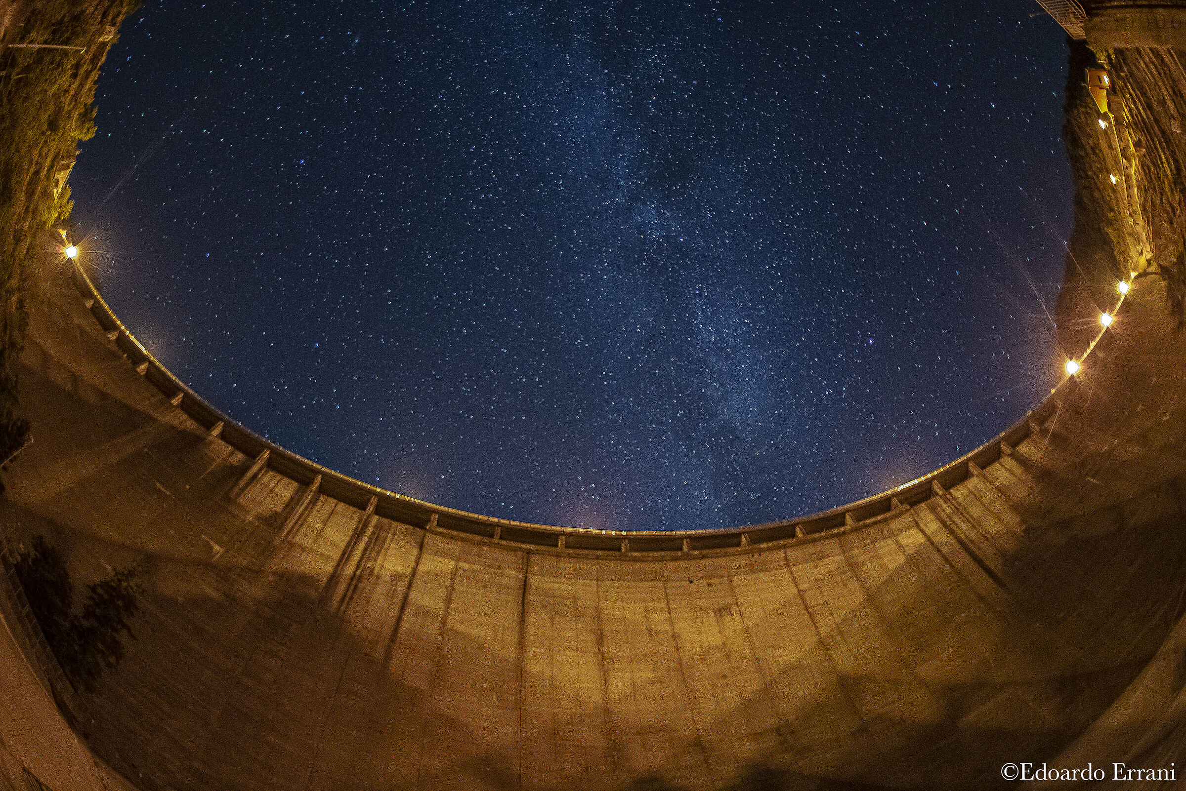 Milky Way at Ridracoli Dam