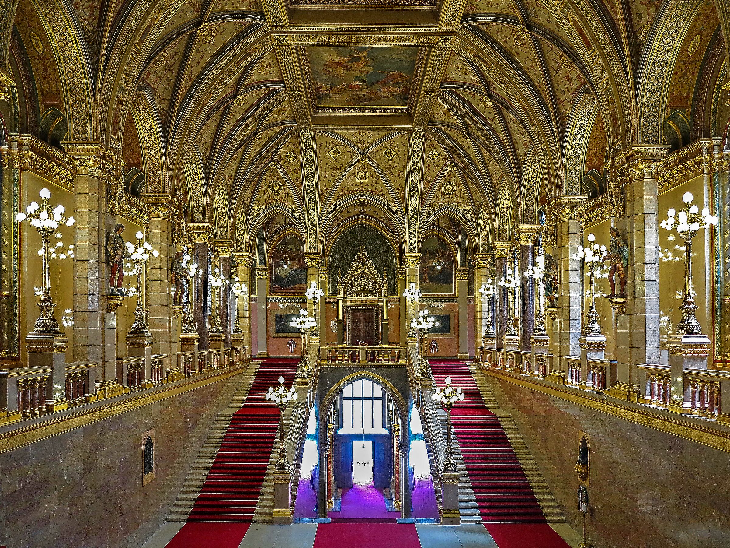 Ingresso parlamento di Budapest