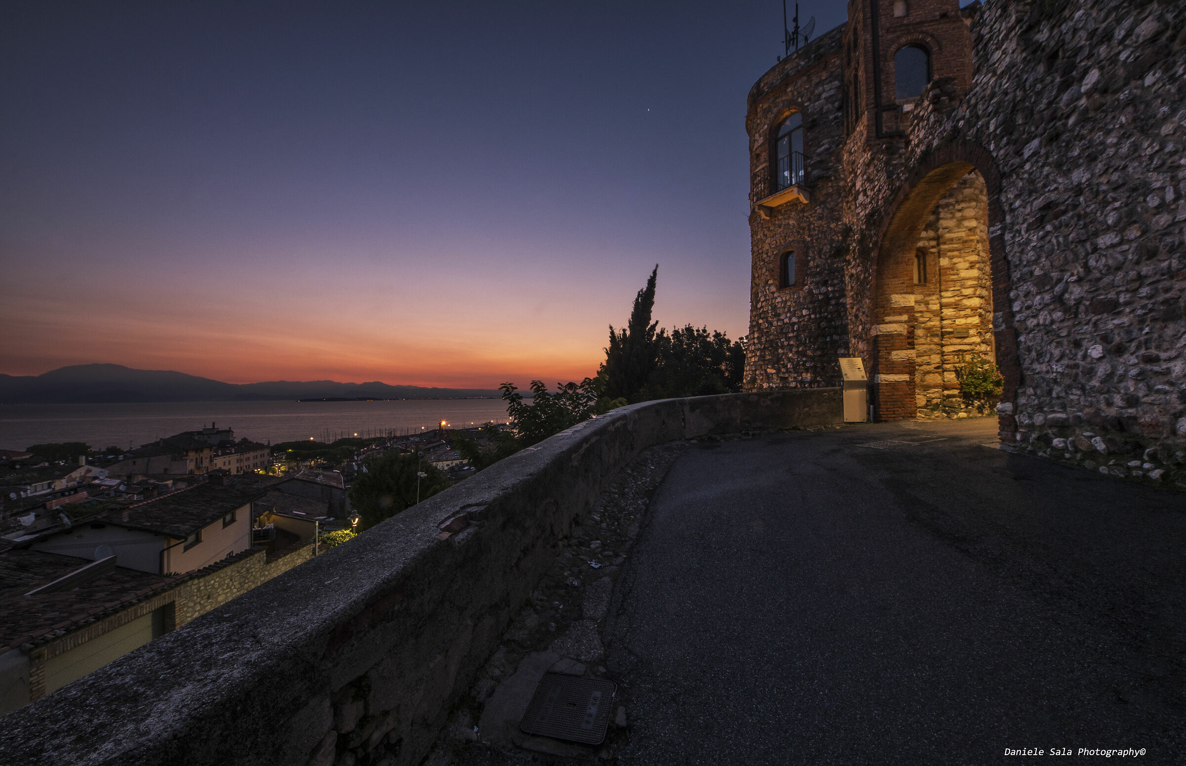 They desece at first light.