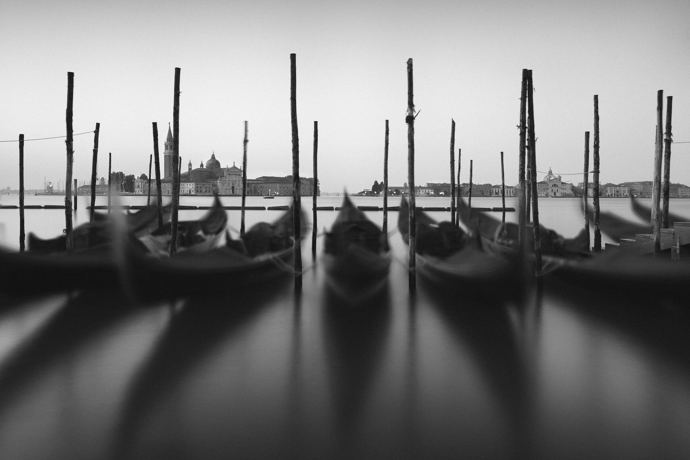 The gondolas of St. Mark
