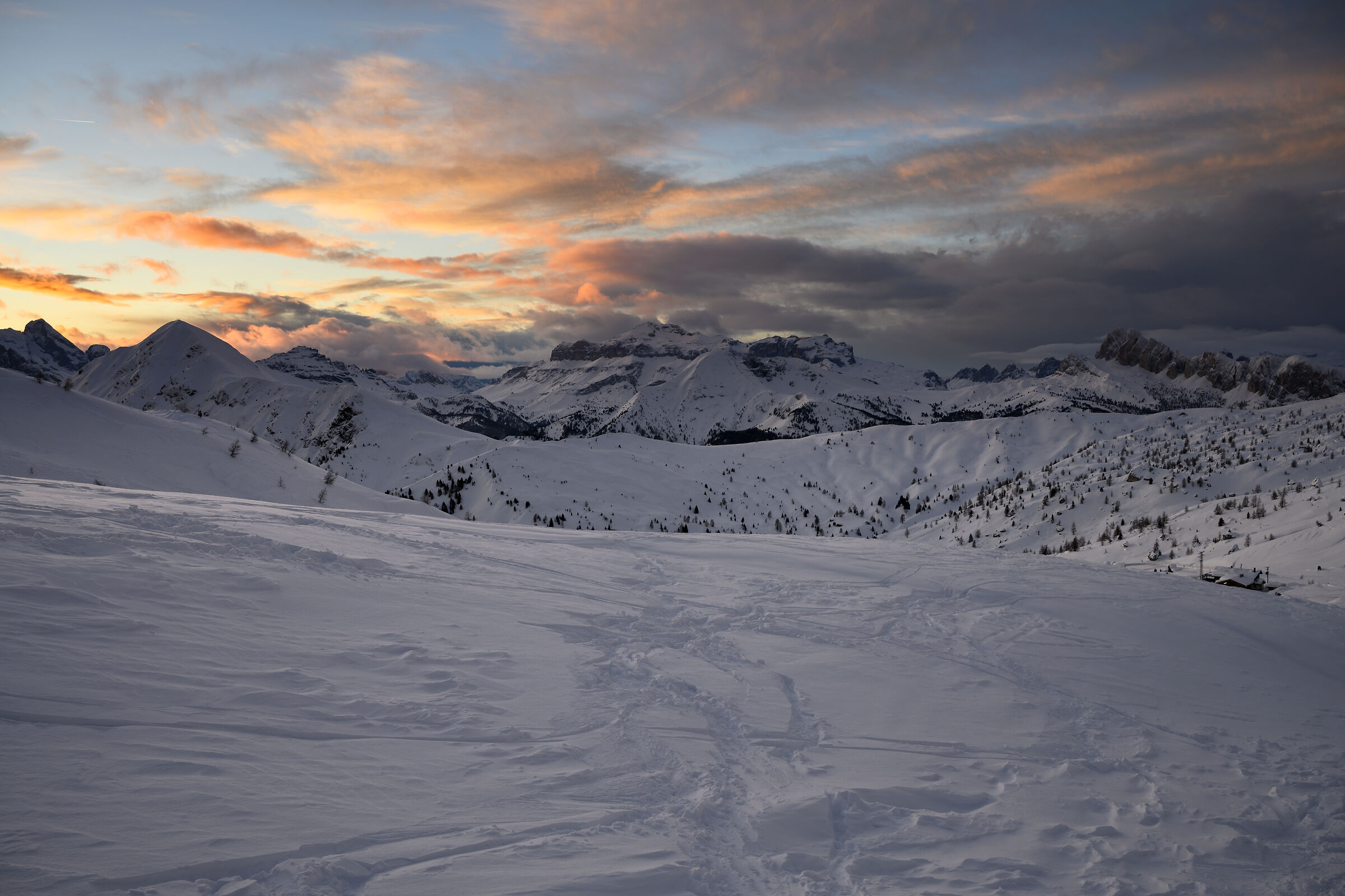 End of a winter afternoon