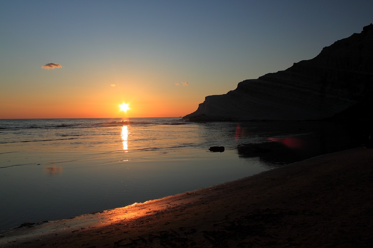 Scala dei Turchi in tramonto (ag)
