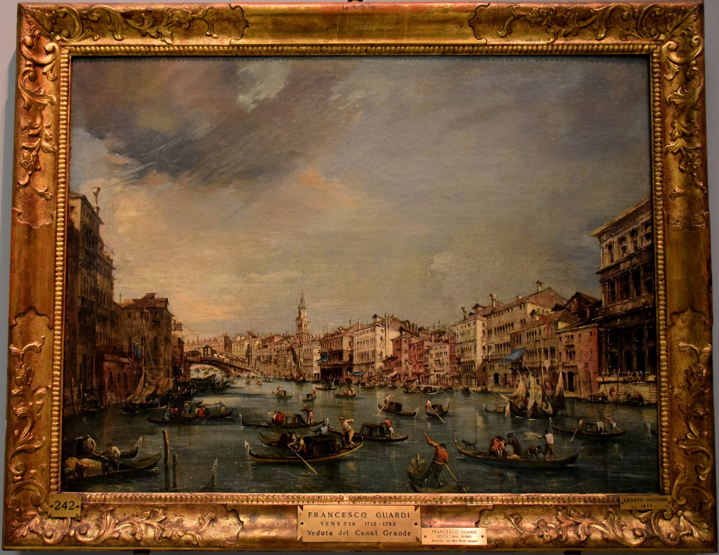 Francesco Guardi "Veduta del Canal Grande"