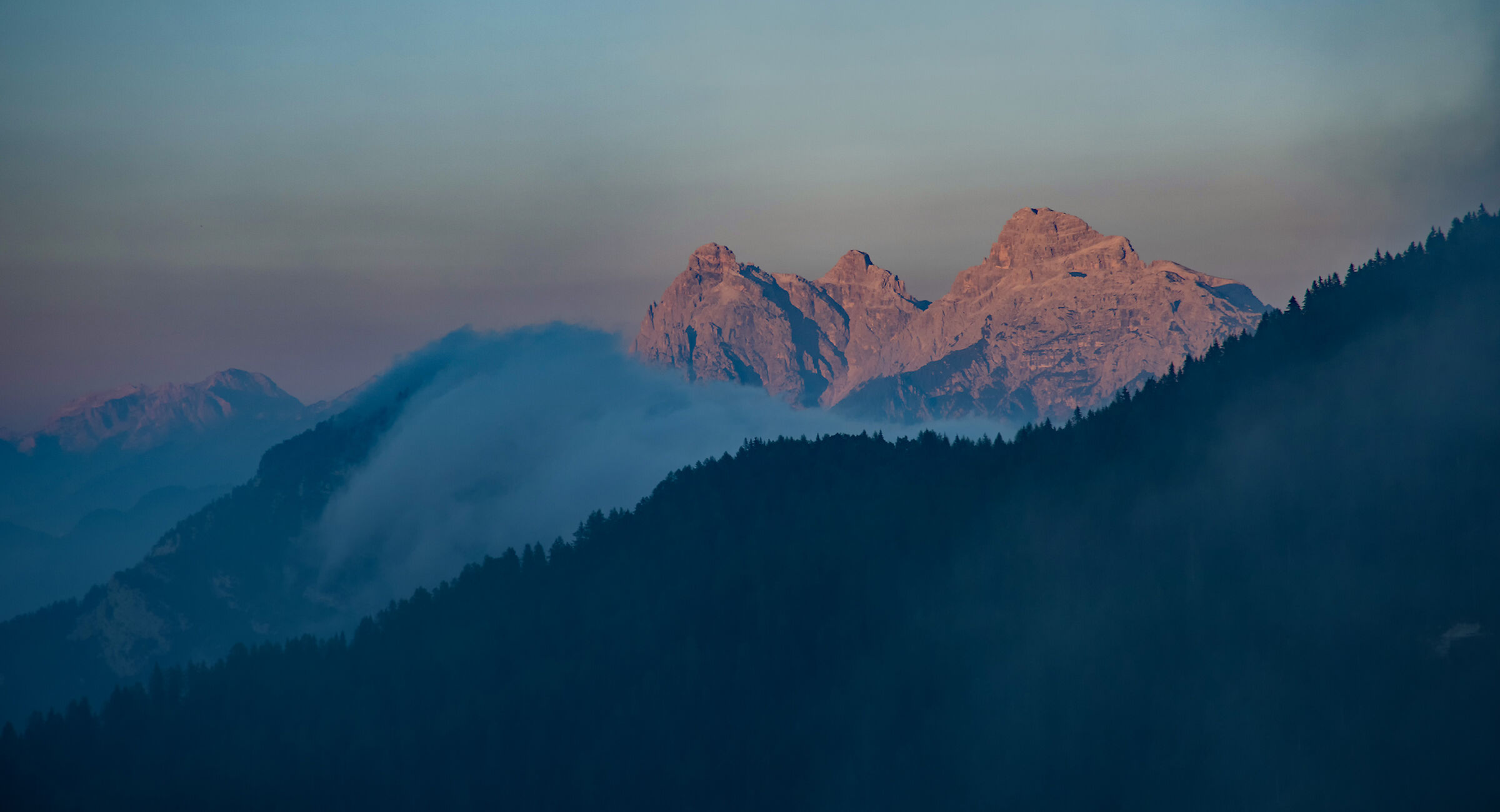 sunset Lagorai Trentino
