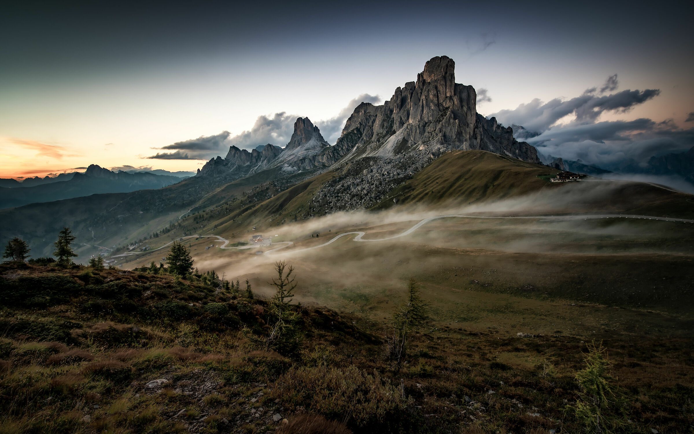 Uno di quei tramonti al passo di Giau