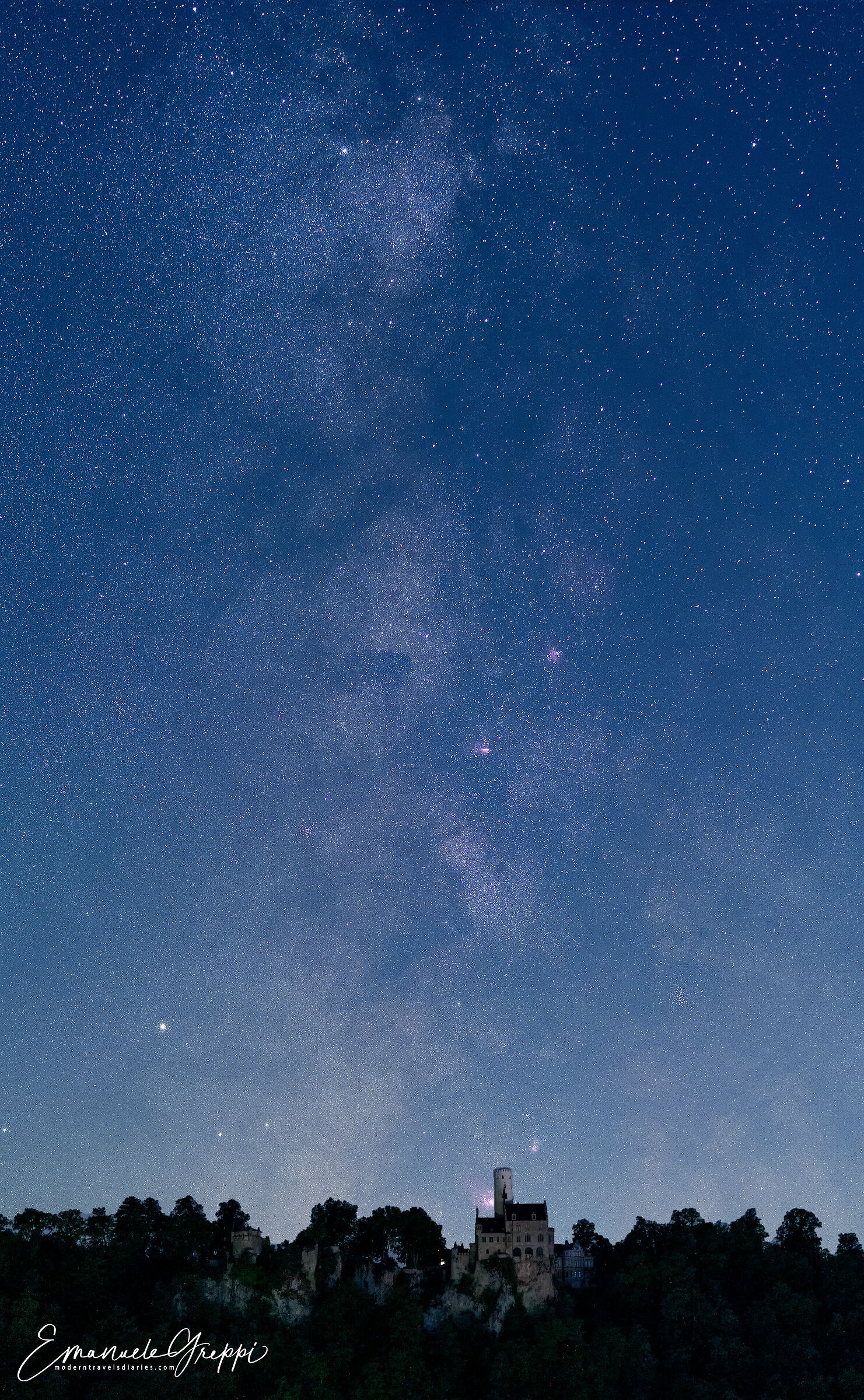 Milky Way over the Lichtenstein Schloch