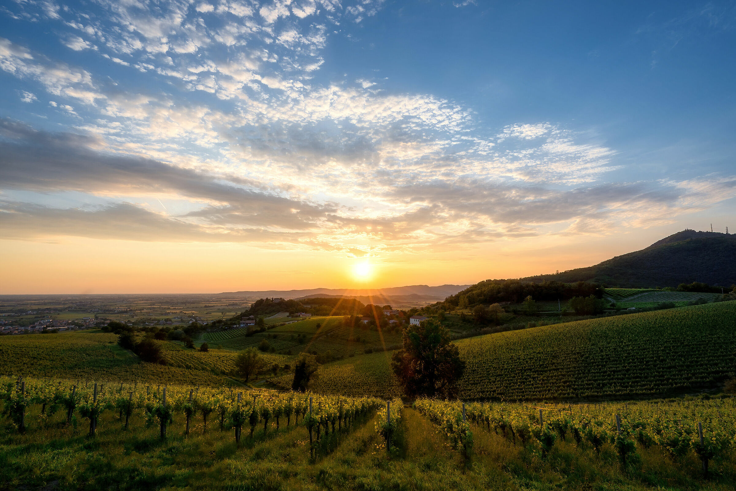 Tramonto al Passo del Vento - Colli Euganei