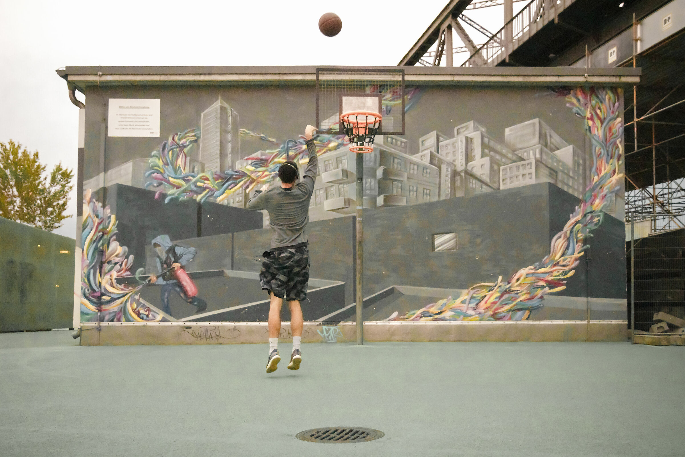 Basket time .