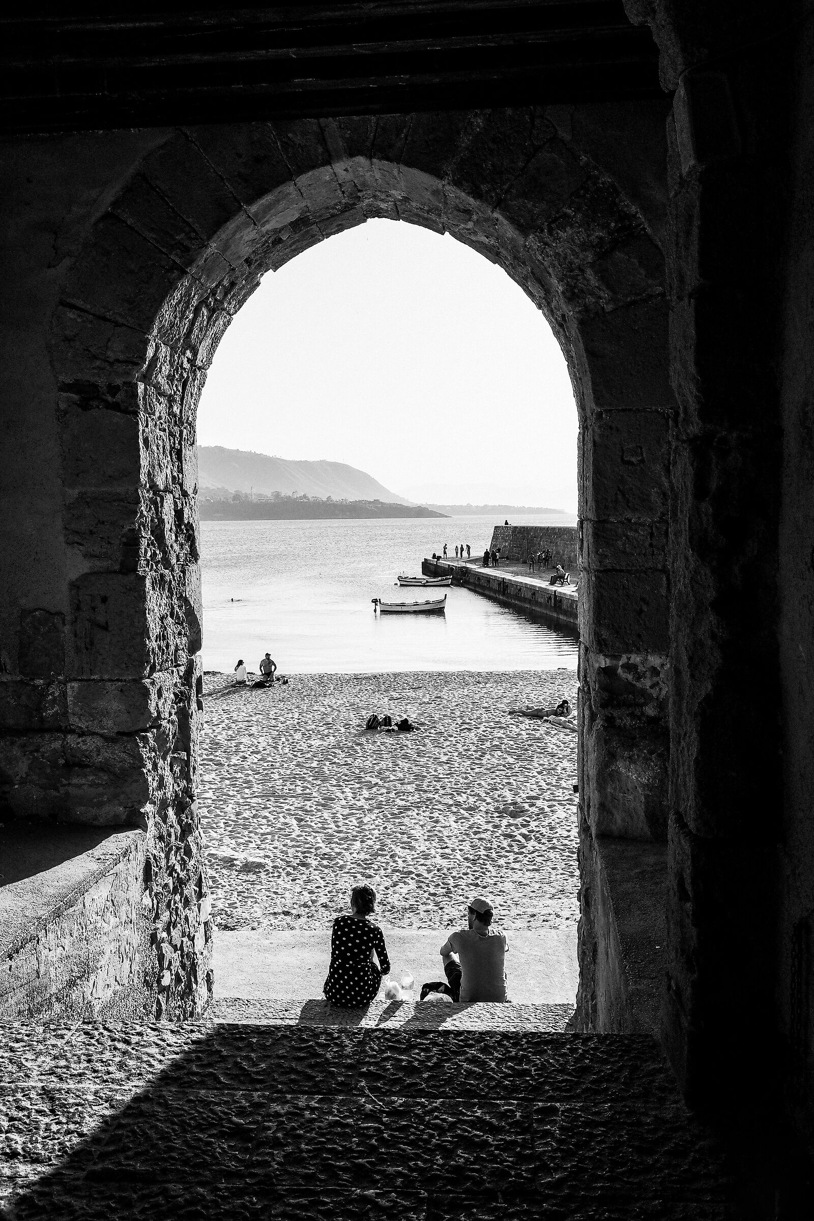 Cefalù. A door to the sea