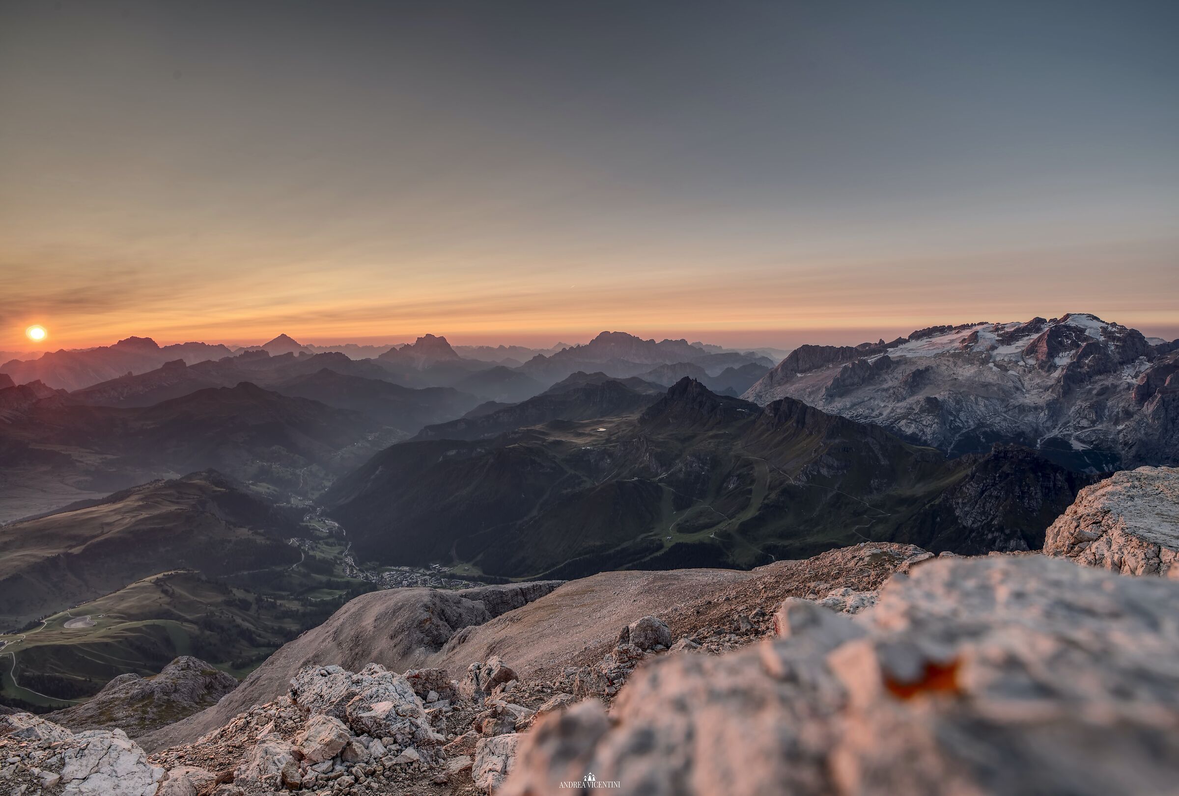Sunrise at Piz Boe