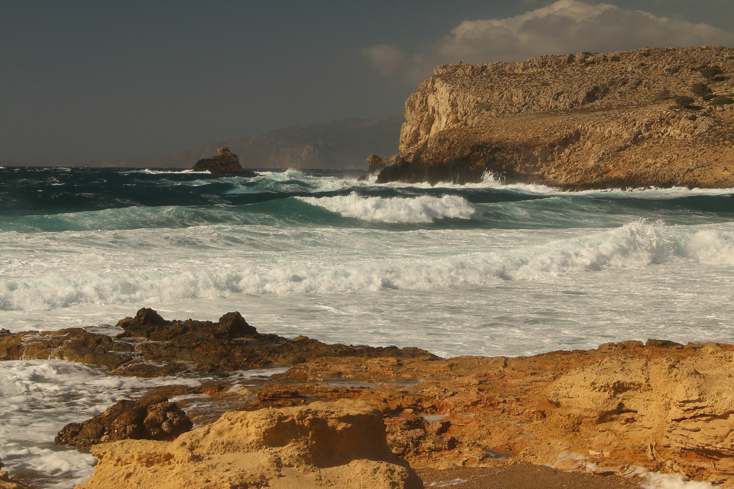 The strength of the sea...