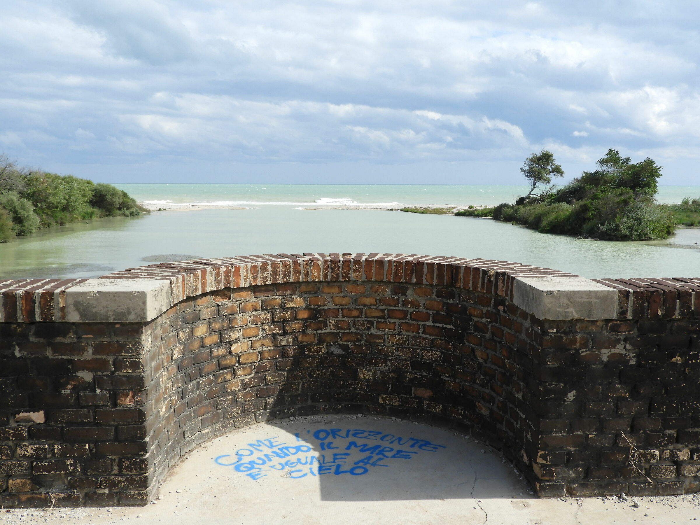 Come l'orizzonte quando il mare è uguale al cielo