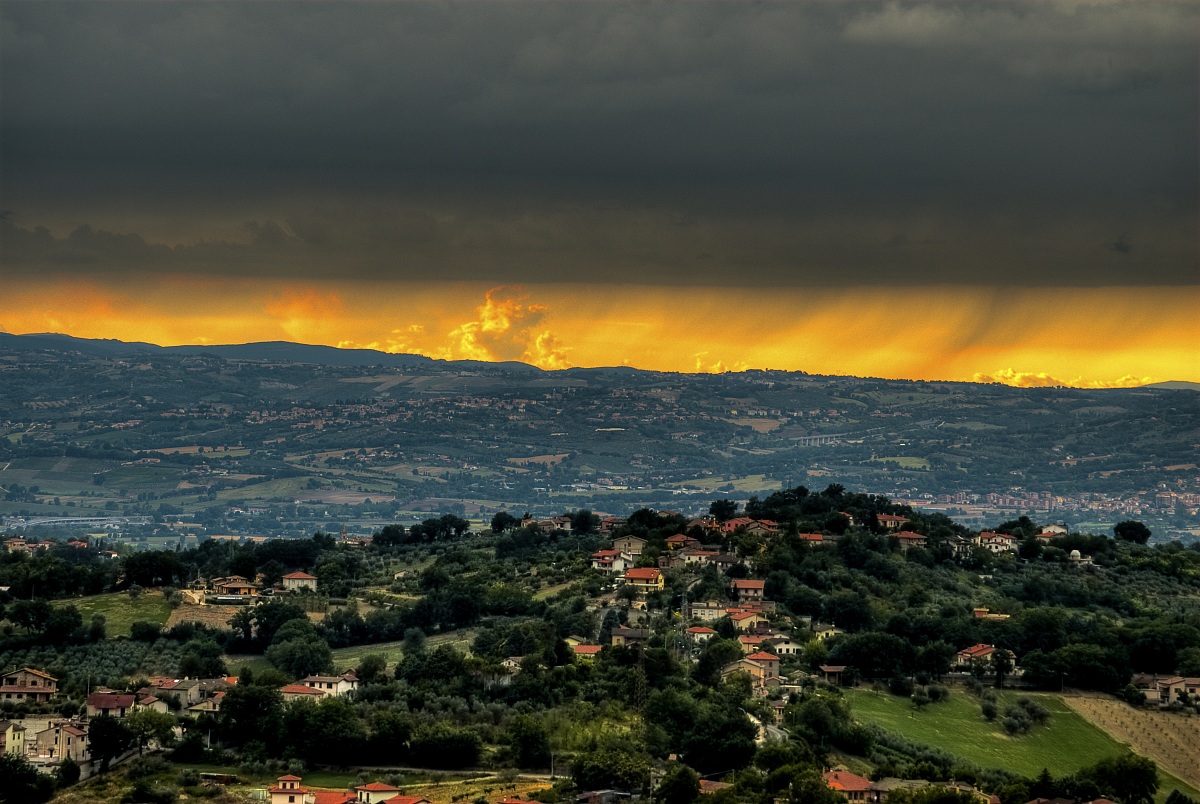 Tramonto a Stroncone