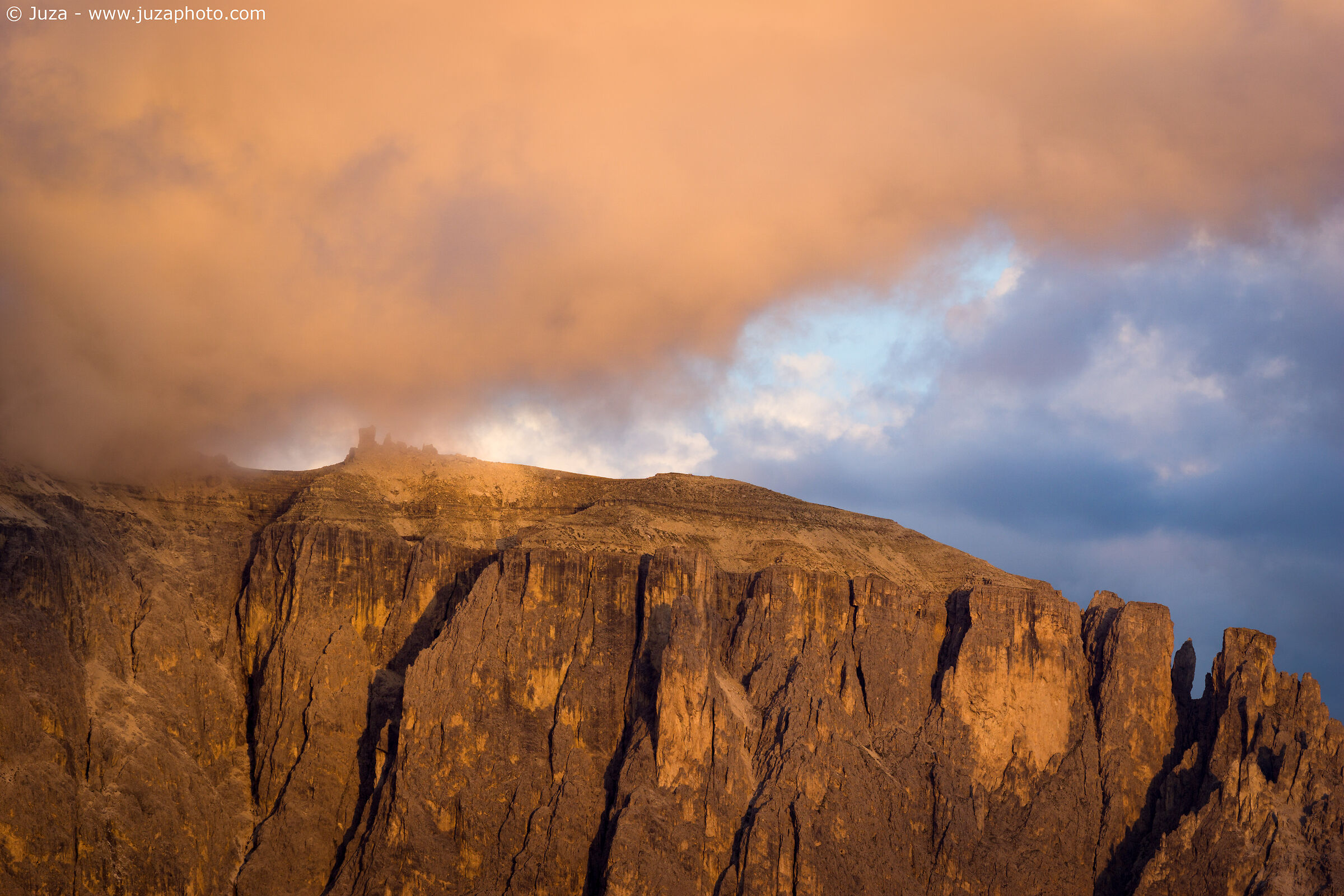 Tramonto, Passo Sella