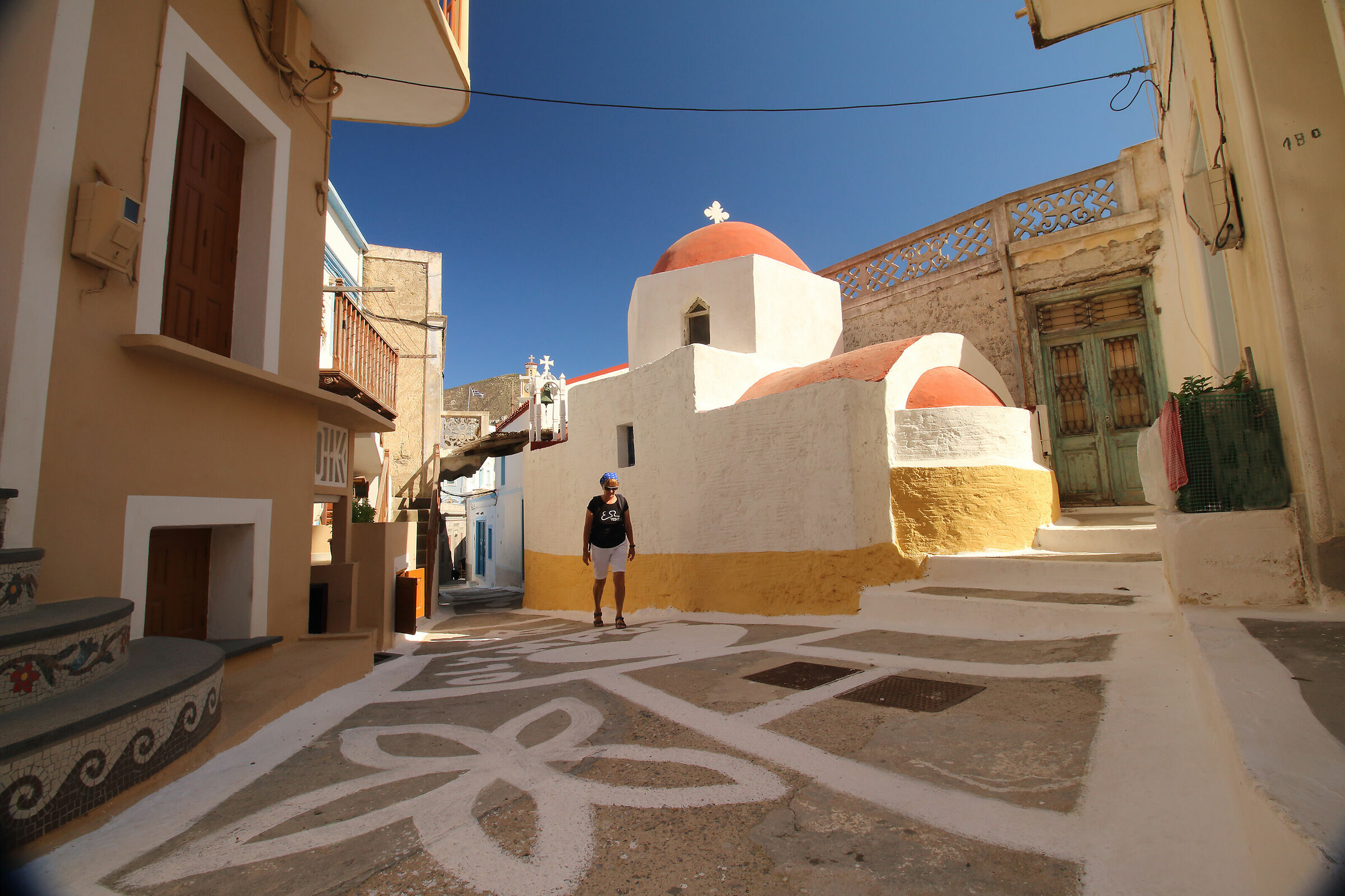 in the alleys of Olympos