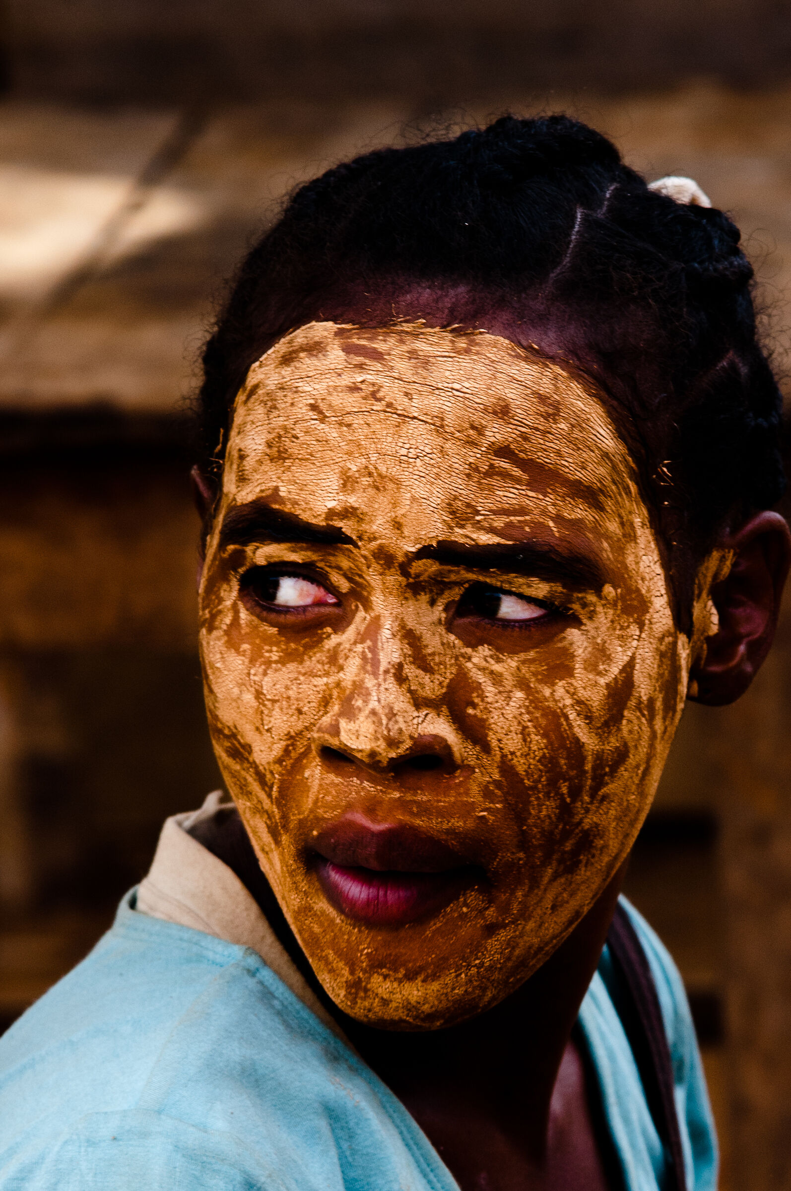 Donna malgascia al mercato