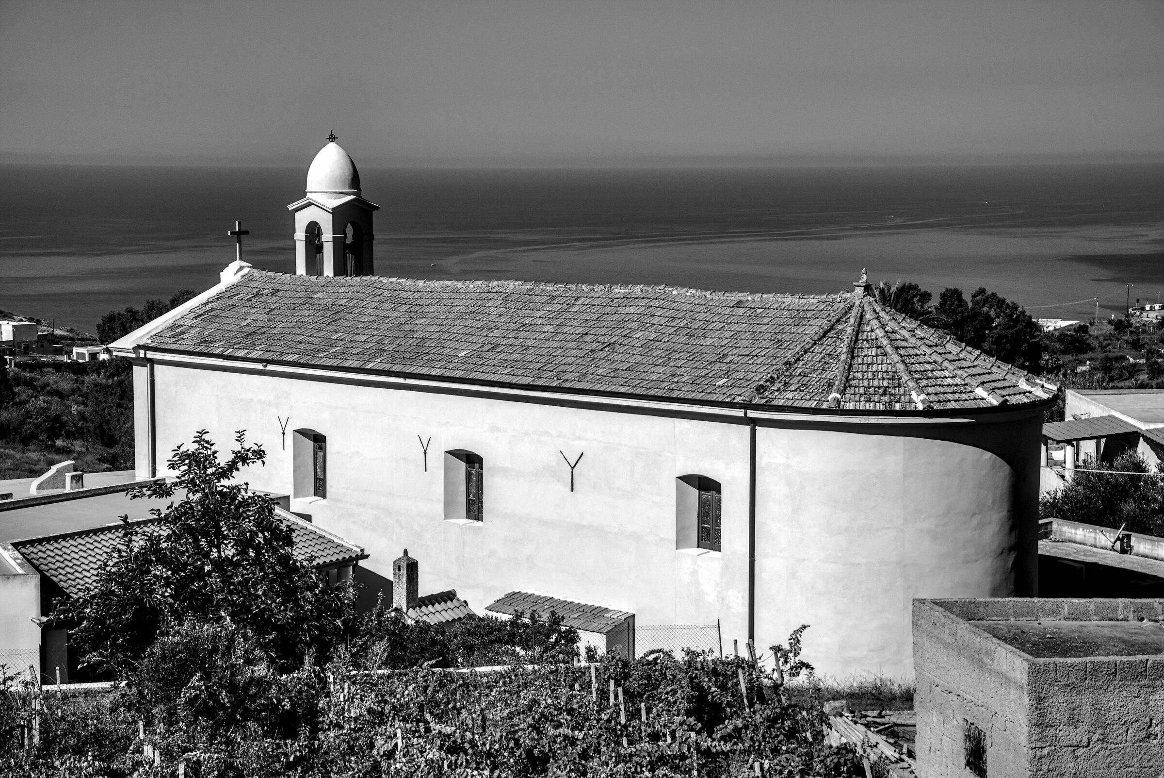 Chiesa Nuova a Quattropani di Lipari-Prospettiva