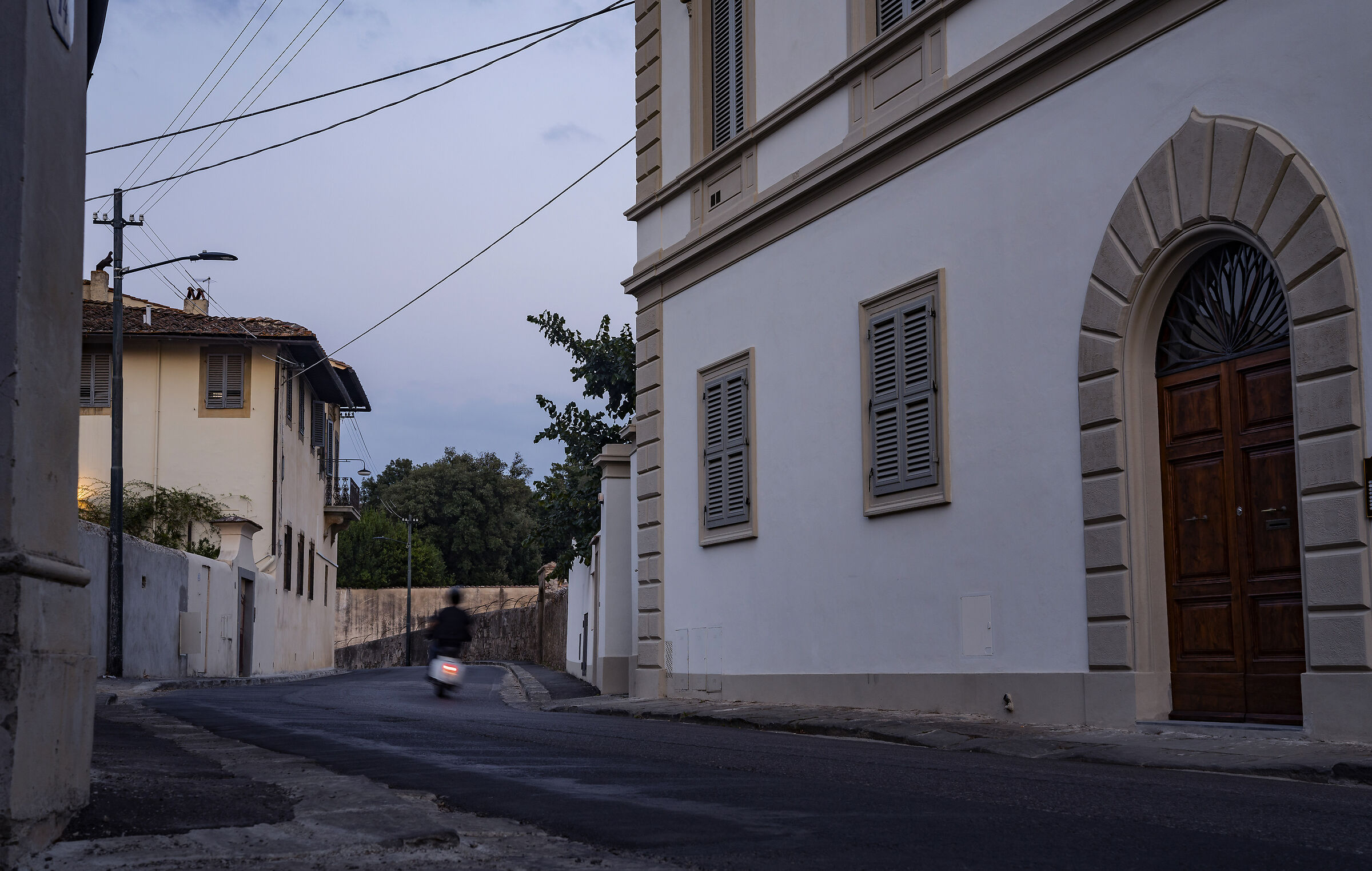 At dusk