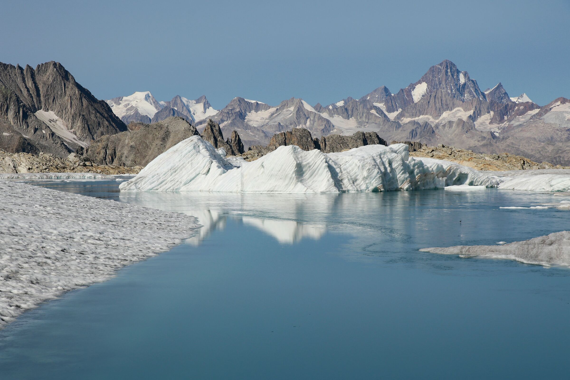 ... the death of a glacier, the birth of a new