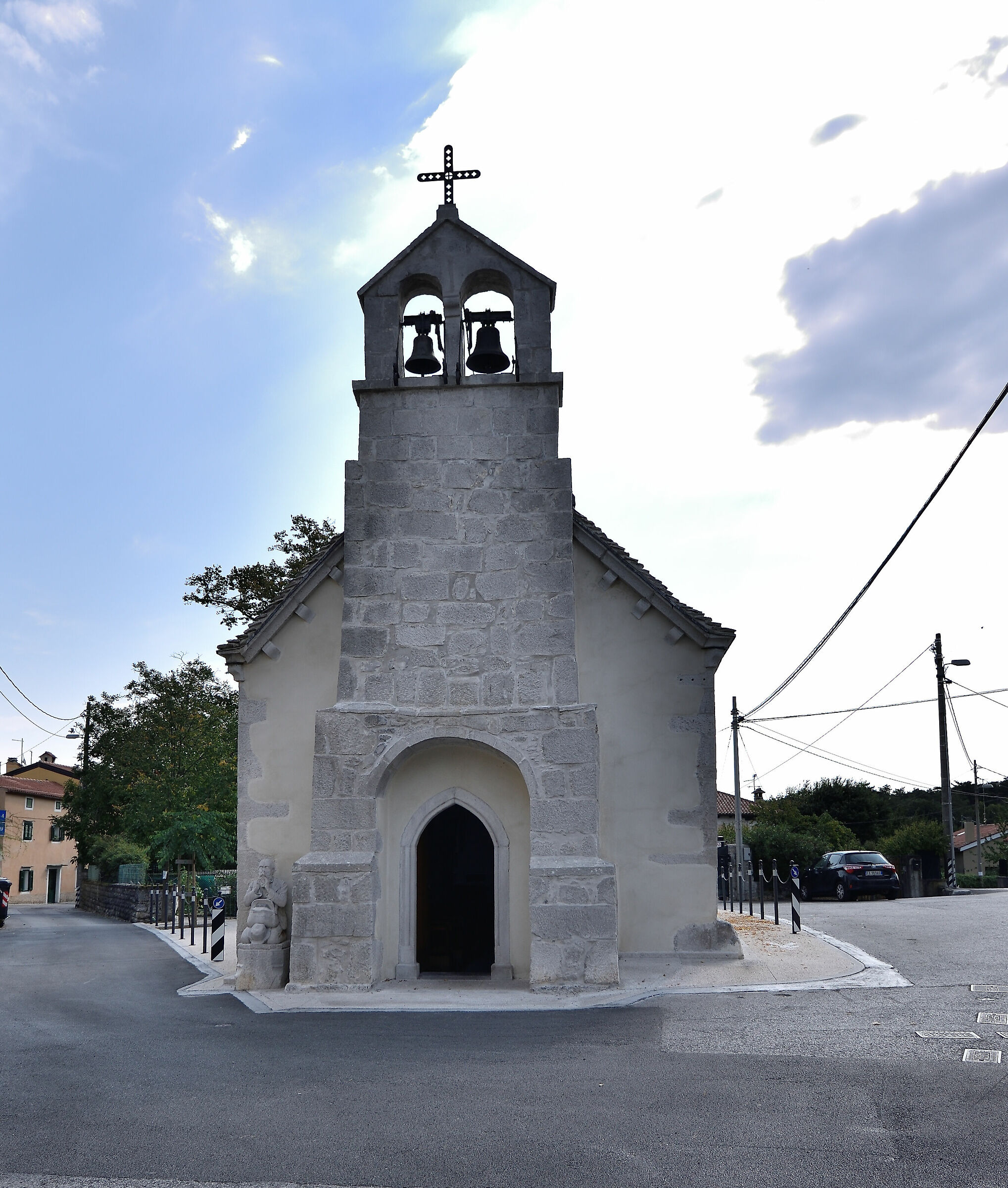 Facade of the Church of St. Cross-Kriz