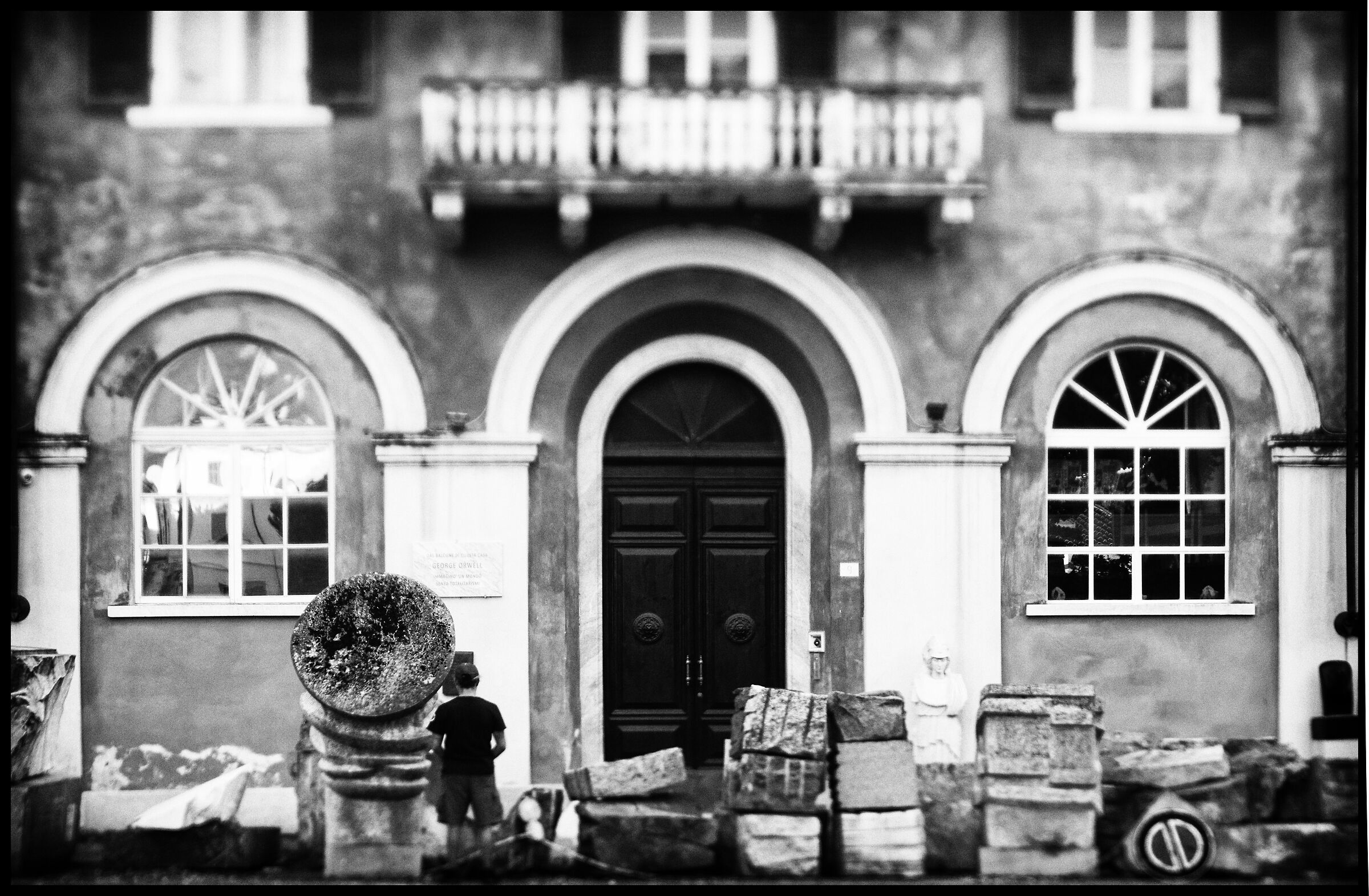 From the balcony of this house George Orwell imagined...