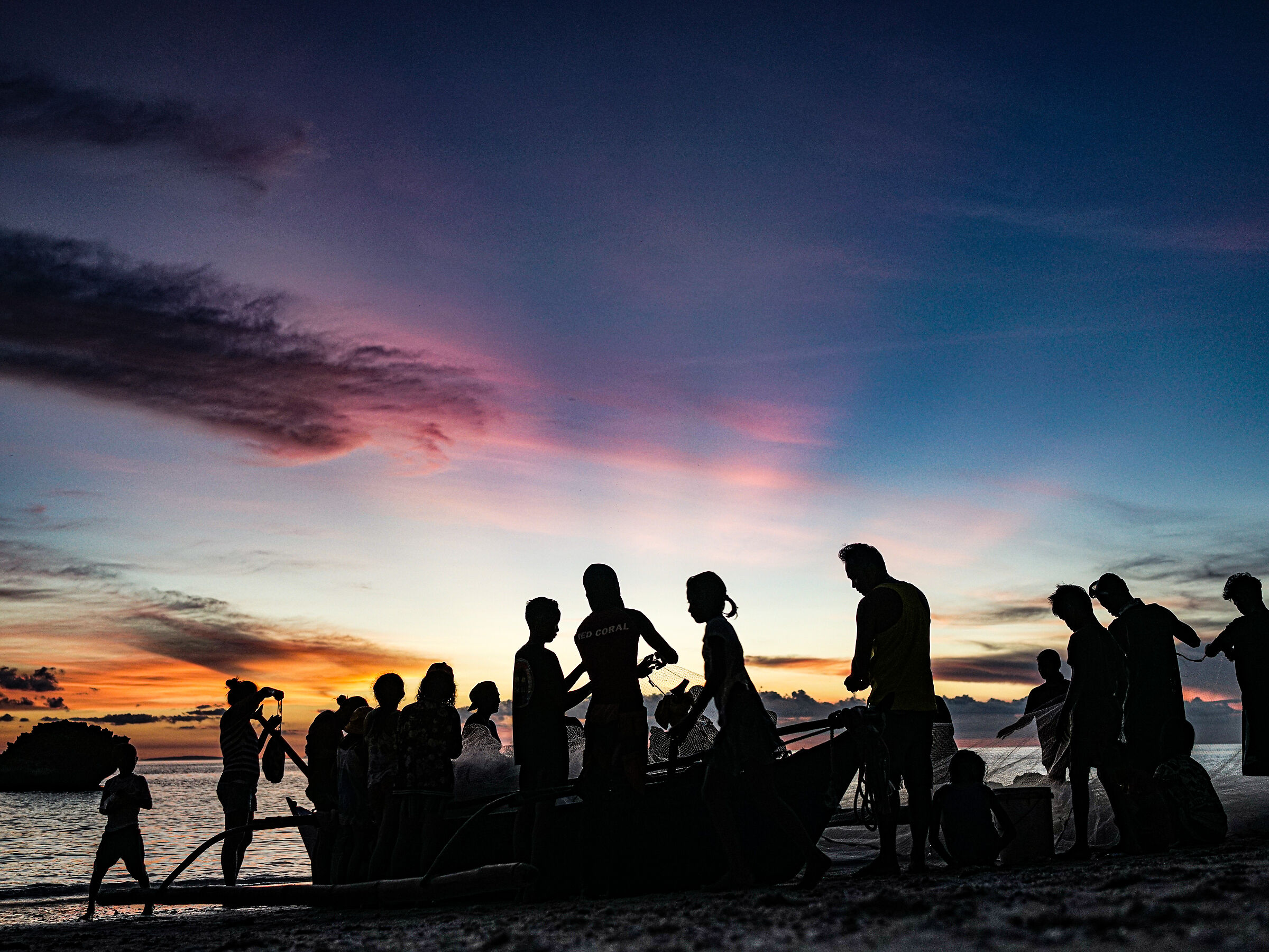 Community, fishing, surviving