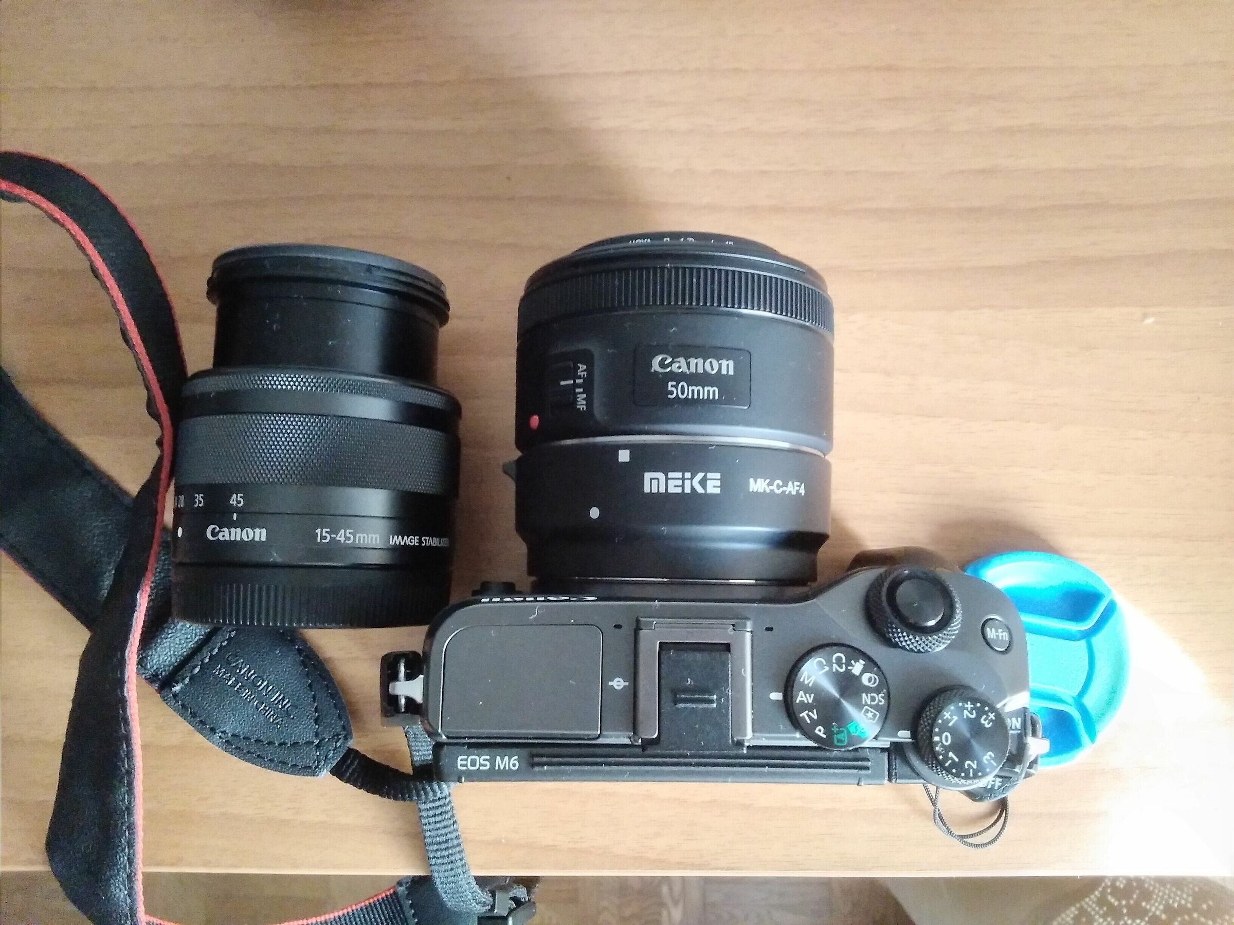 Light traveling, EF-M15-45mm and EF50mm on EOS M6