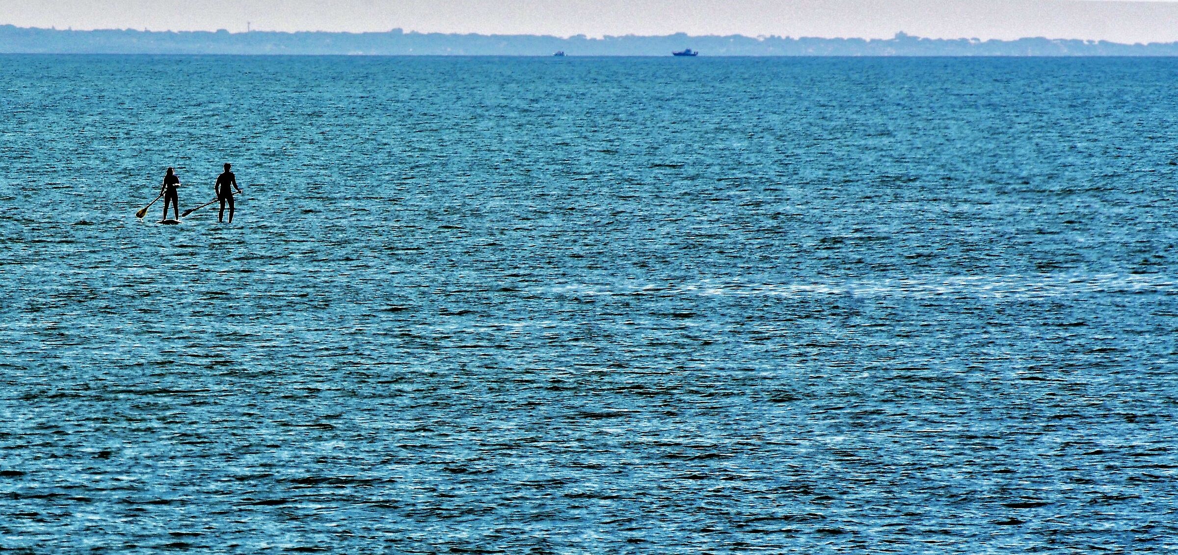 A passeggio sull'acqua.