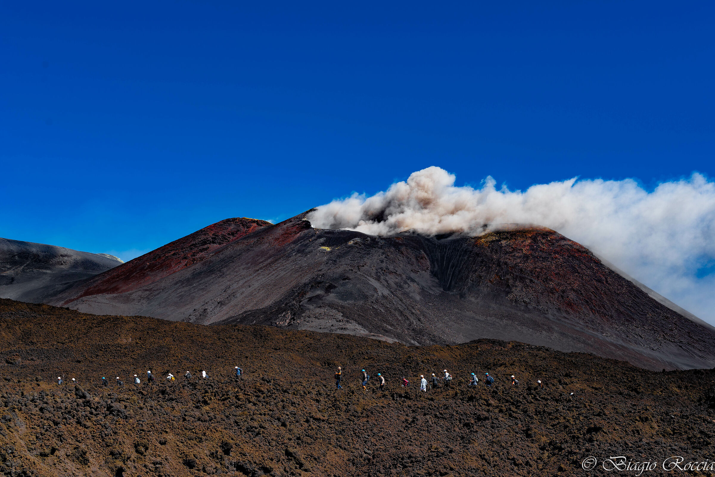 Trekking on Mount Etna